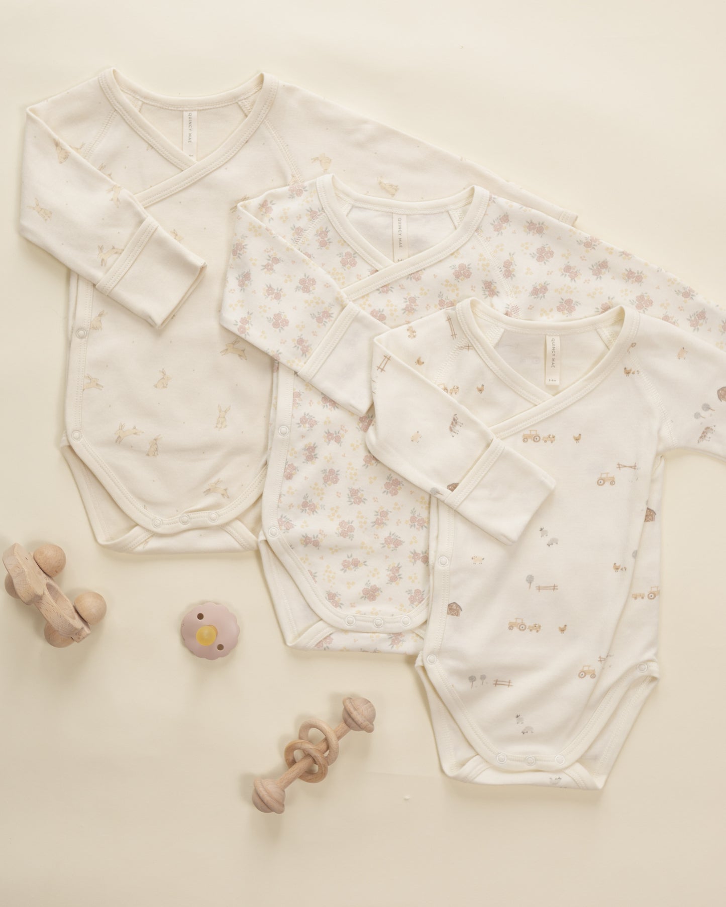 Side Snap Bodysuit Flower Field - Rylee + Cru | Kids Clothes | Trendy Baby Clothes | Modern Infant Outfits |