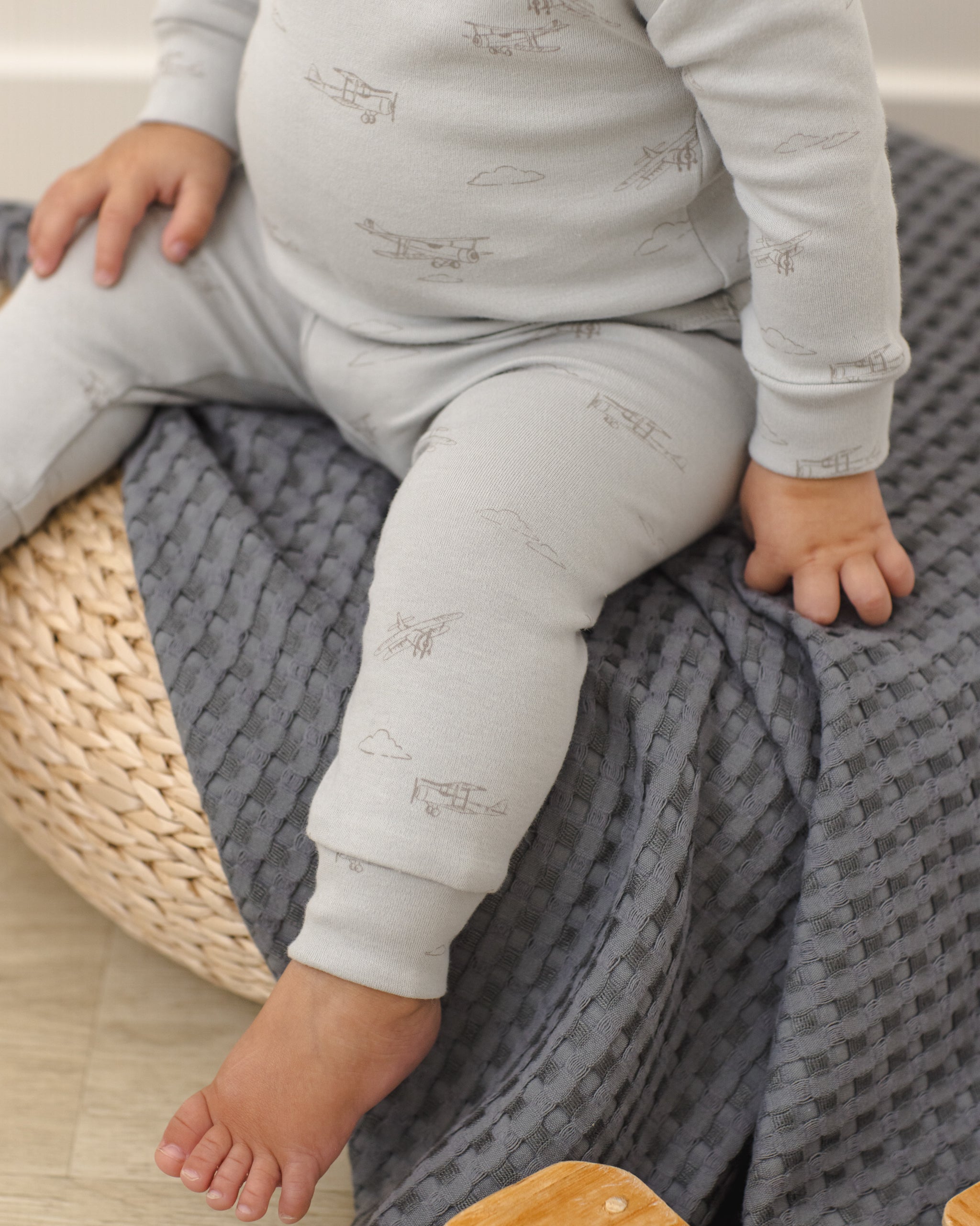 Jersey Pajama Set Airplane – Quincy Mae