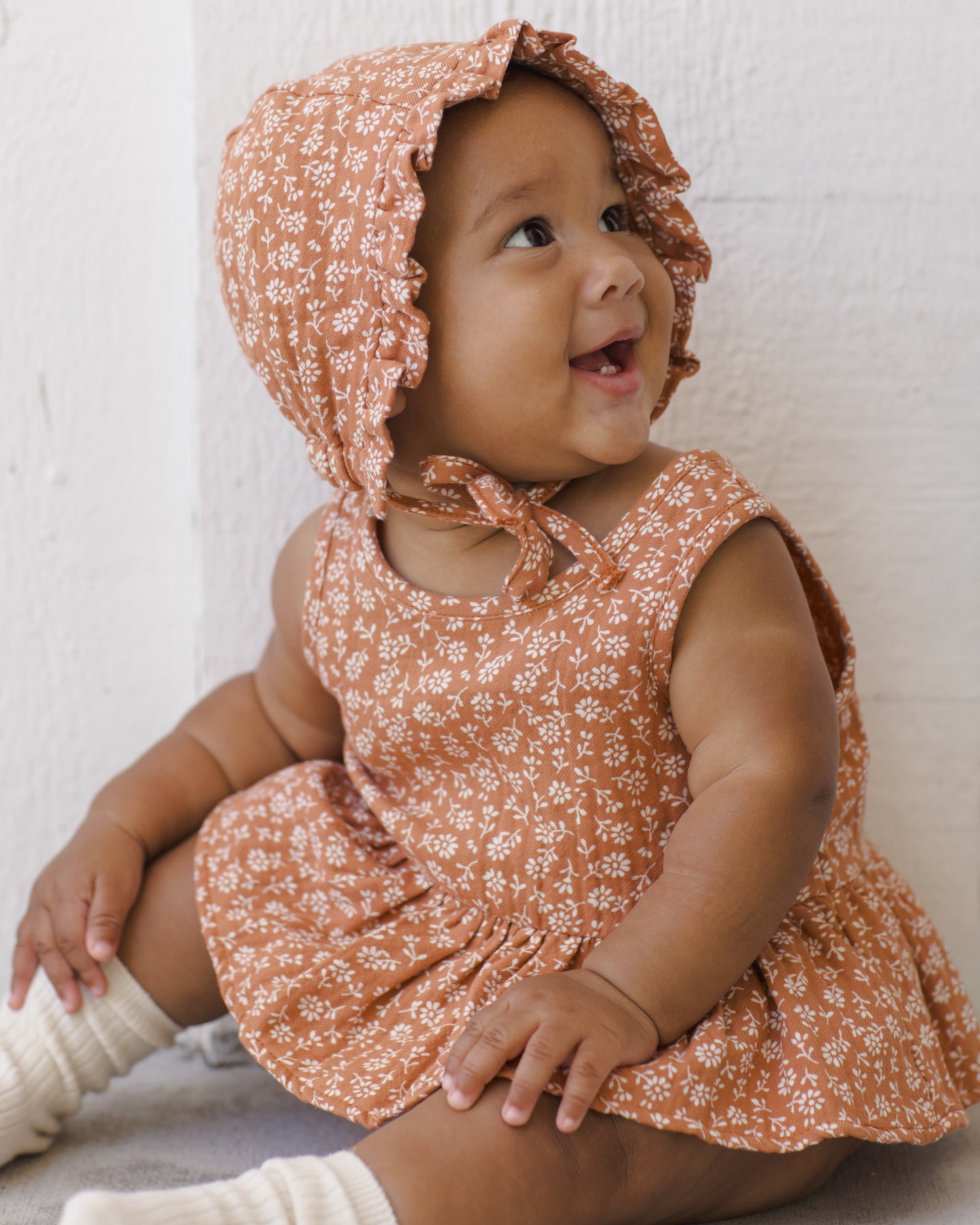 Sleeveless Peplum Set Poppy Floral - Rylee + Cru | Kids Clothes | Trendy Baby Clothes | Modern Infant Outfits |