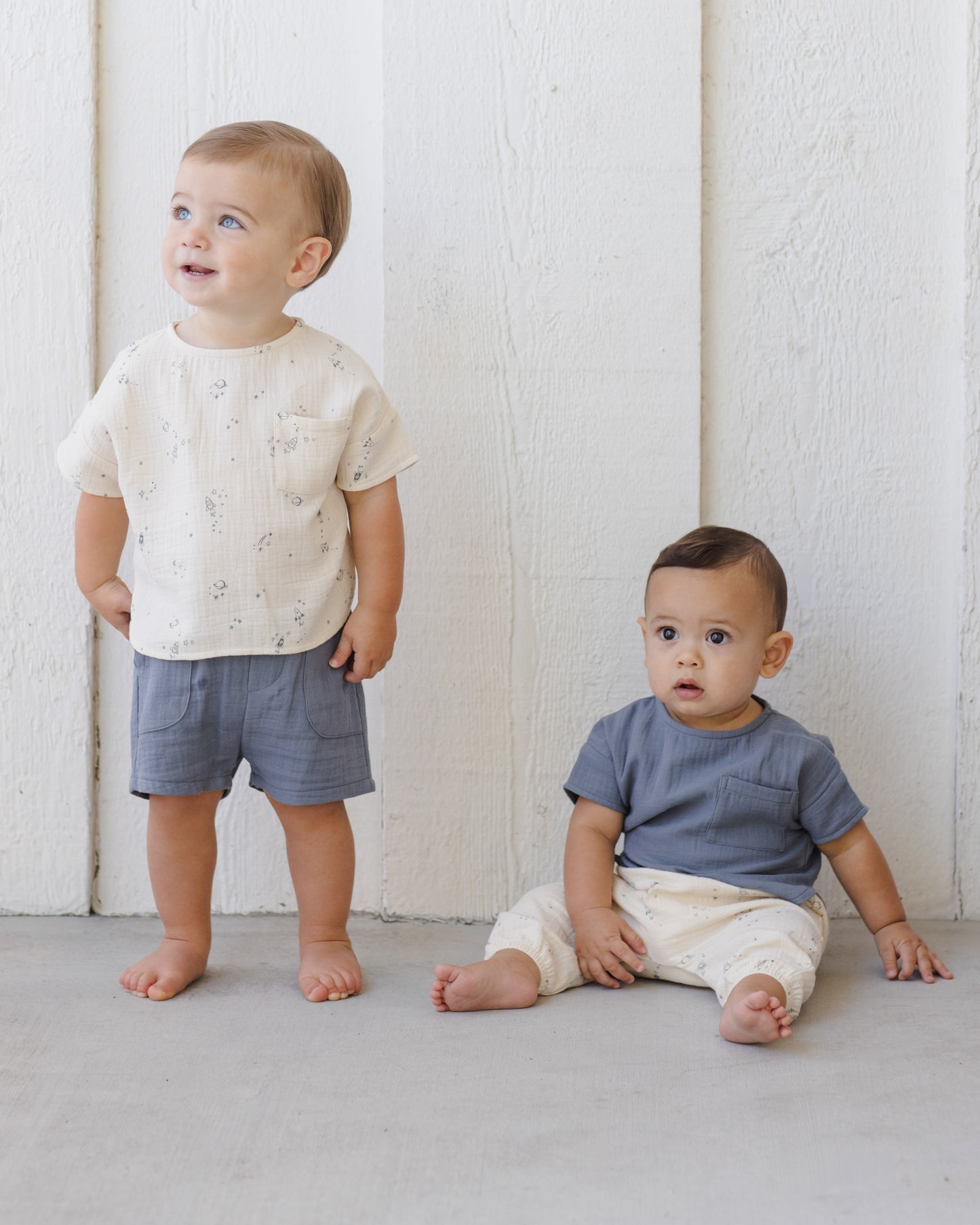 Woven Pant Space - Rylee + Cru | Kids Clothes | Trendy Baby Clothes | Modern Infant Outfits |