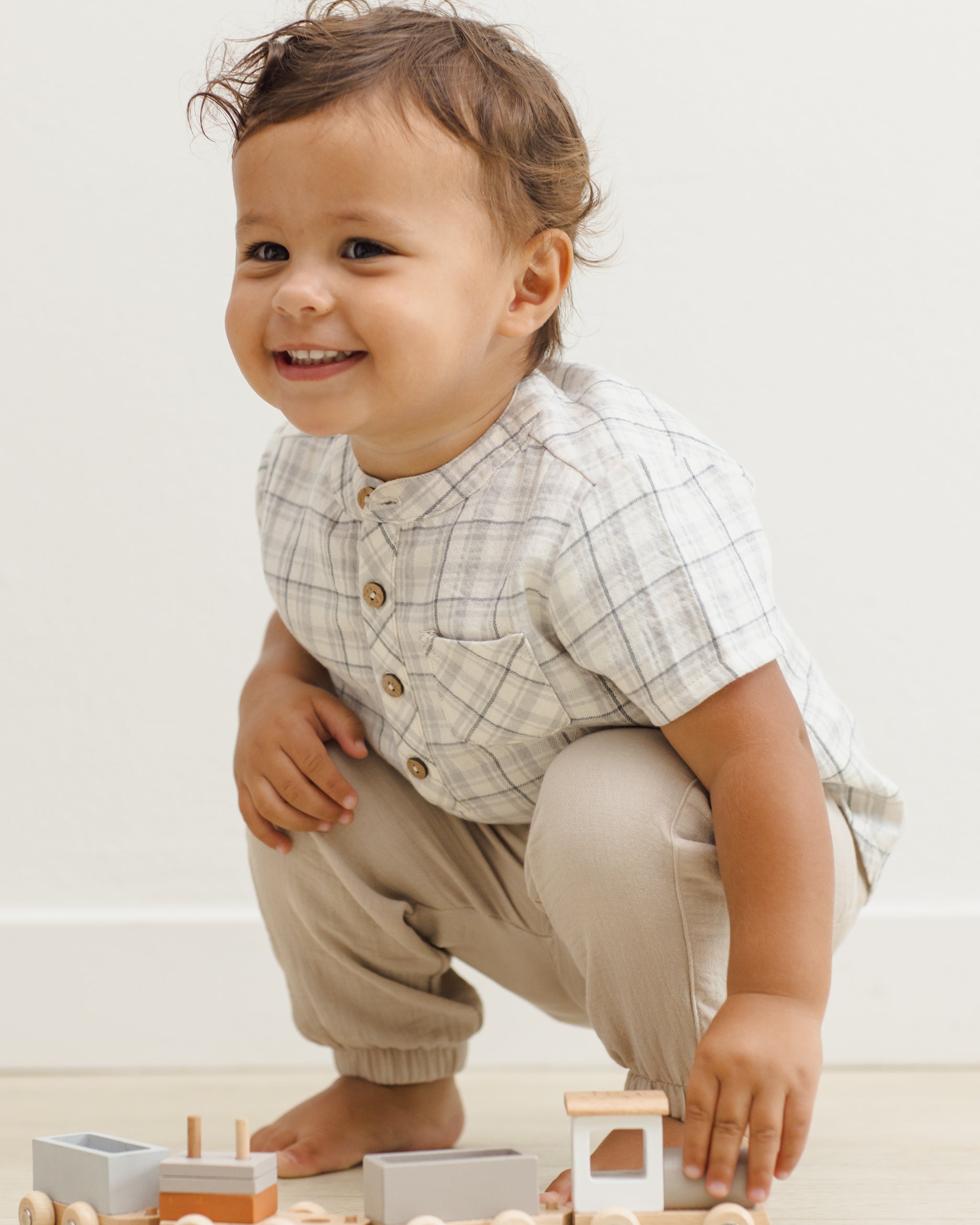 Luca Pant Oat - Rylee + Cru | Kids Clothes | Trendy Baby Clothes | Modern Infant Outfits |