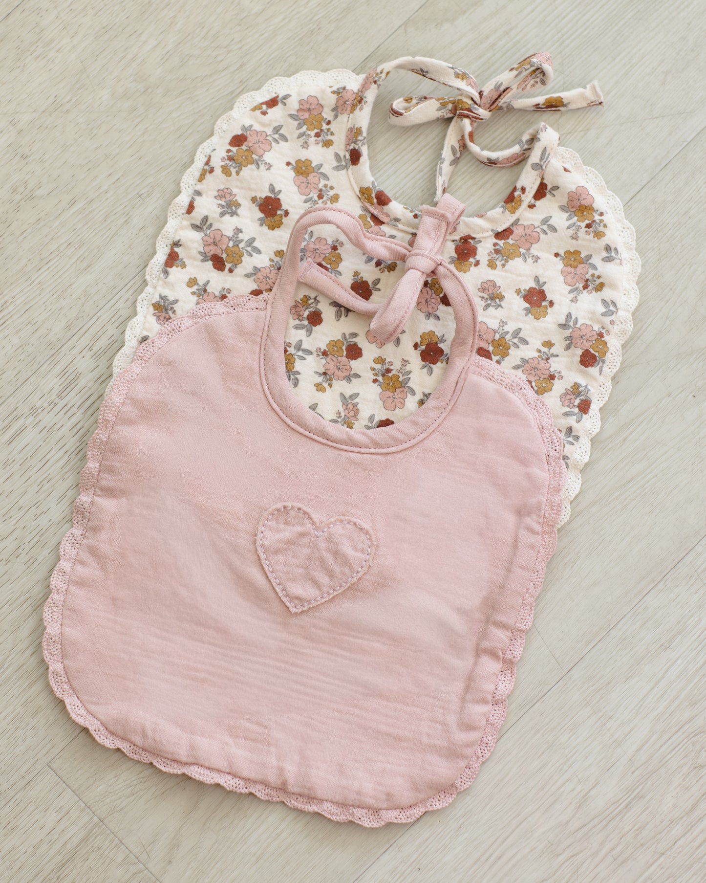 Woven Tie Bib Bloom - Rylee + Cru | Kids Clothes | Trendy Baby Clothes | Modern Infant Outfits |
