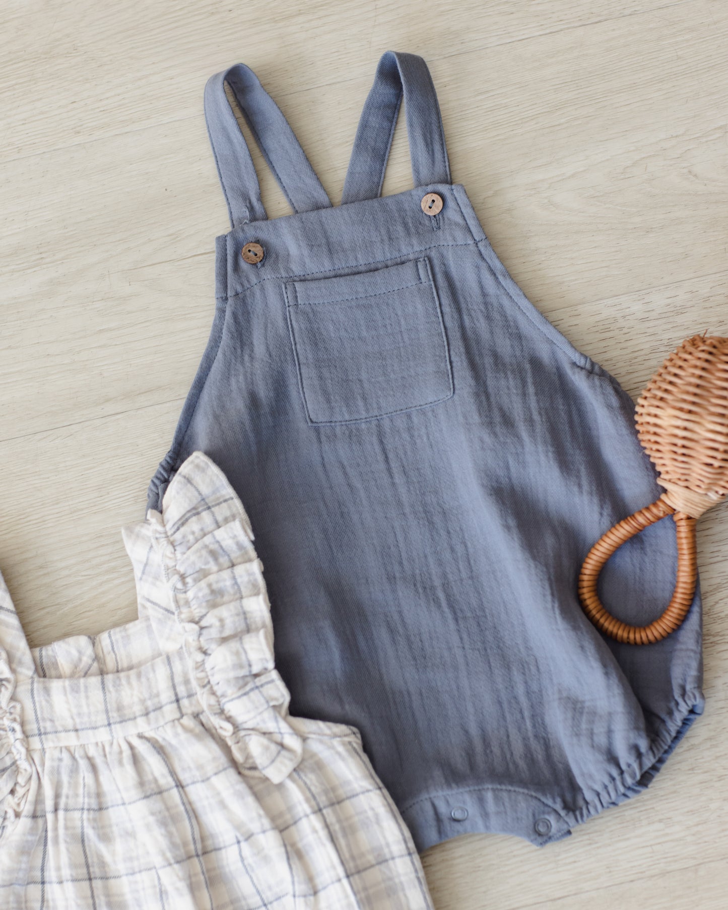 Hayes Romper Ocean - Rylee + Cru | Kids Clothes | Trendy Baby Clothes | Modern Infant Outfits |