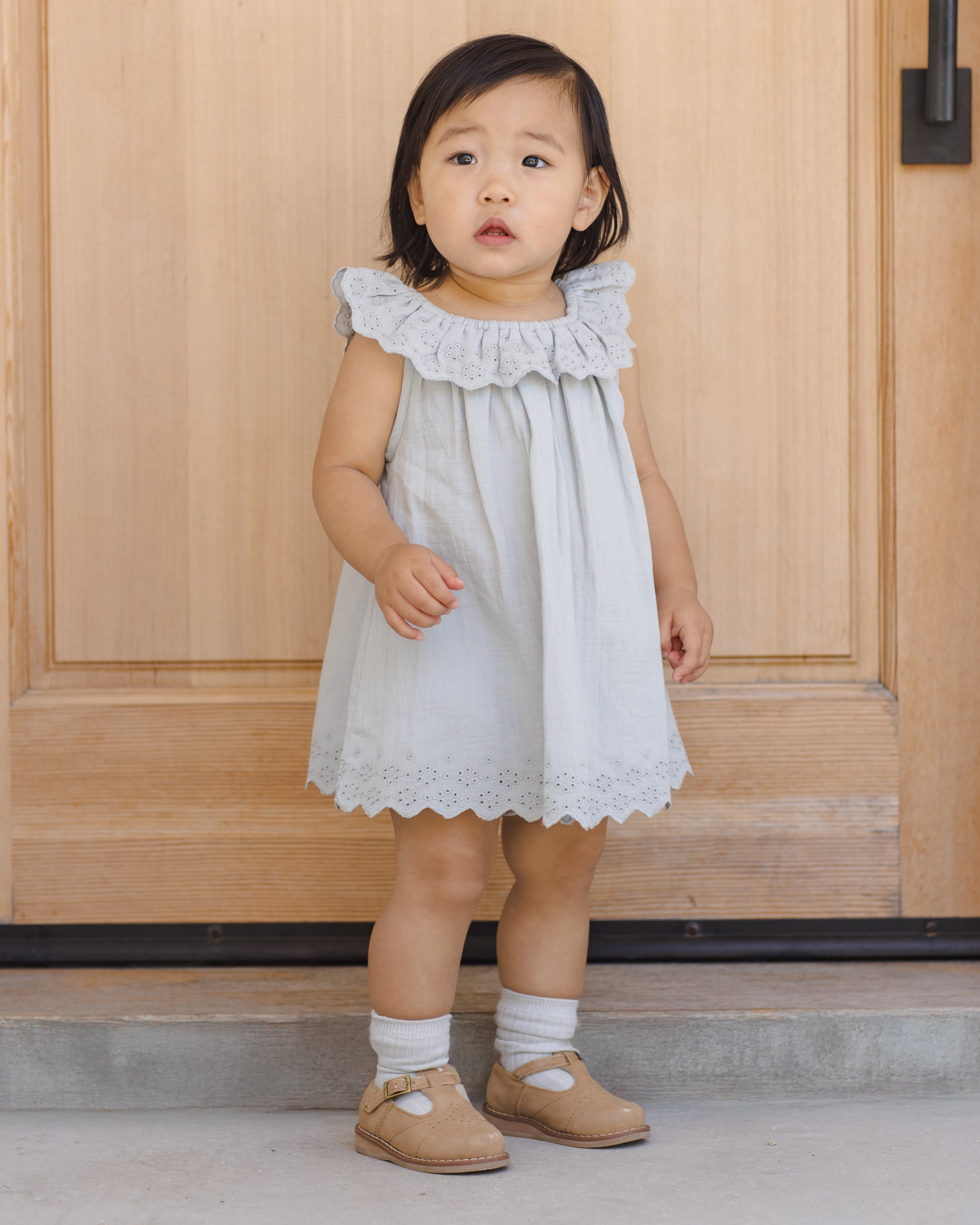 Isla Dress Sky – Quincy Mae