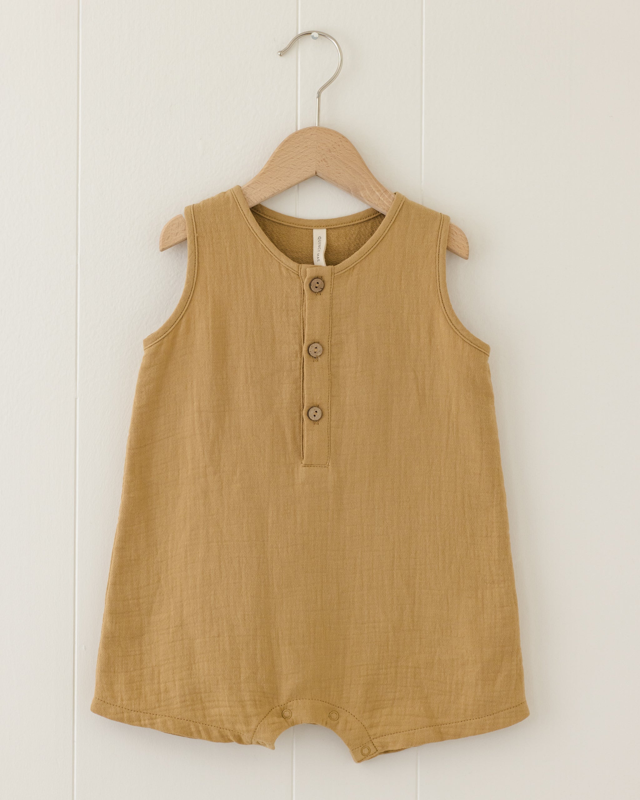 Jack Romper Honey - Rylee + Cru | Kids Clothes | Trendy Baby Clothes | Modern Infant Outfits |