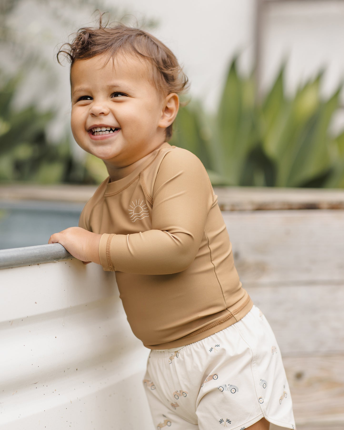 Boys Swim Short Race Car - Rylee + Cru | Kids Clothes | Trendy Baby Clothes | Modern Infant Outfits |