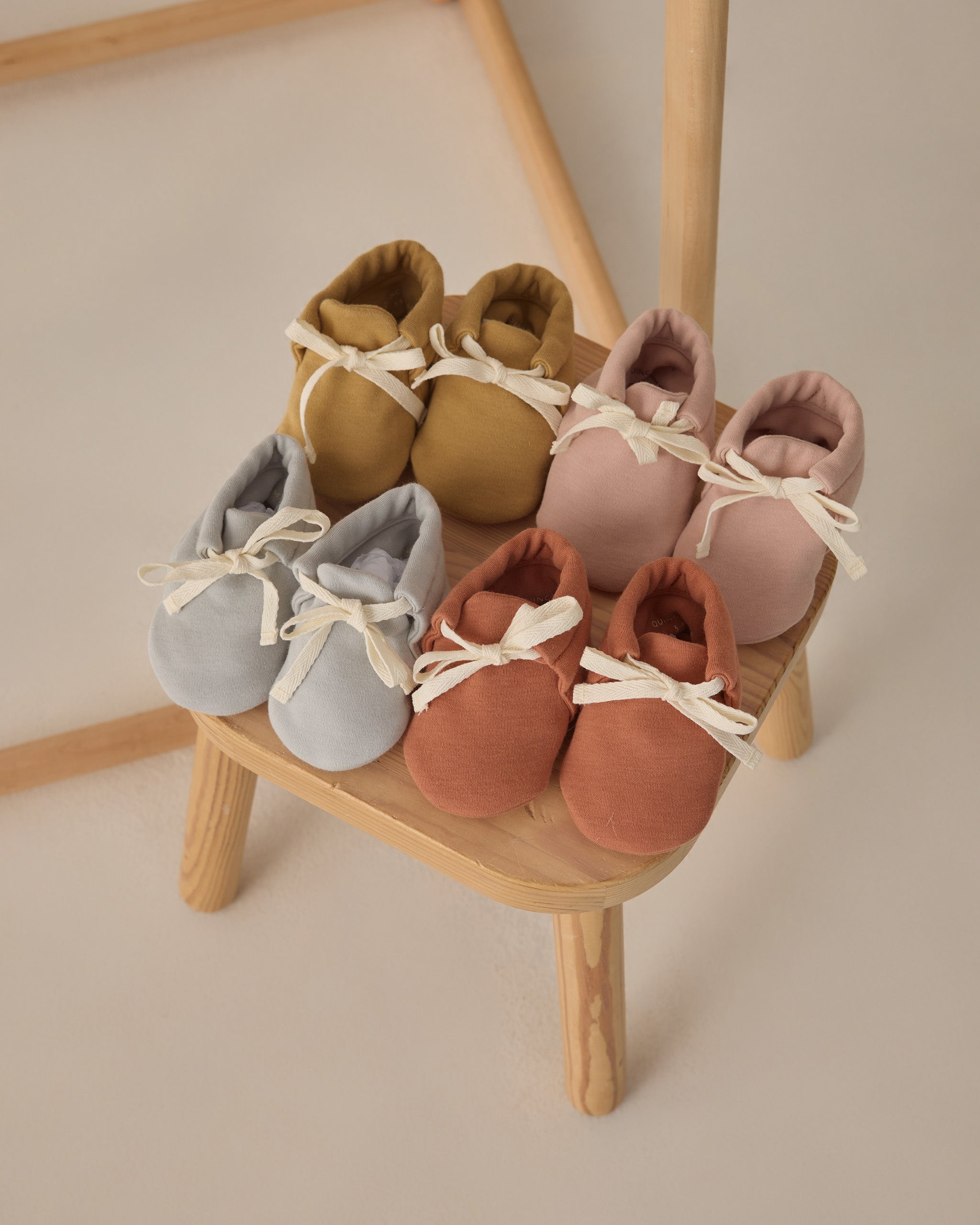 Baby Booties Poppy - Rylee + Cru | Kids Clothes | Trendy Baby Clothes | Modern Infant Outfits |