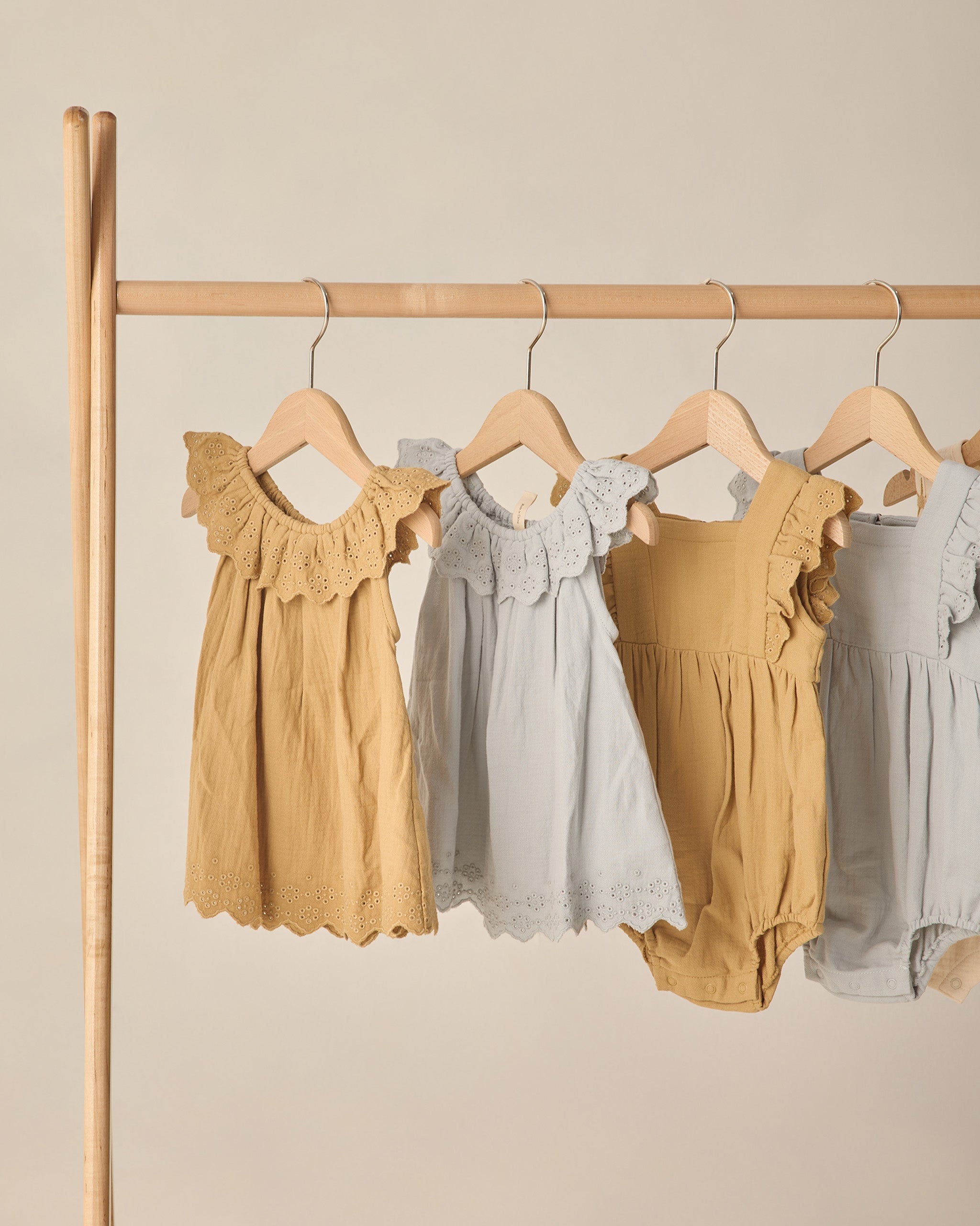 Isla Dress Sky - Rylee + Cru | Kids Clothes | Trendy Baby Clothes | Modern Infant Outfits |