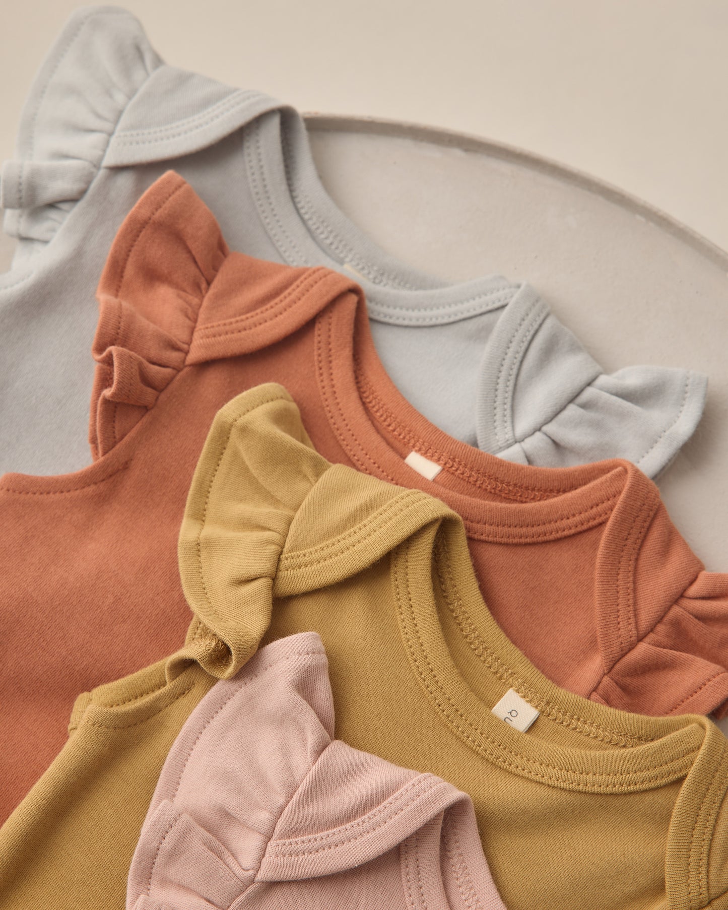 Flutter Sleeve Bodysuit Poppy - Rylee + Cru | Kids Clothes | Trendy Baby Clothes | Modern Infant Outfits |