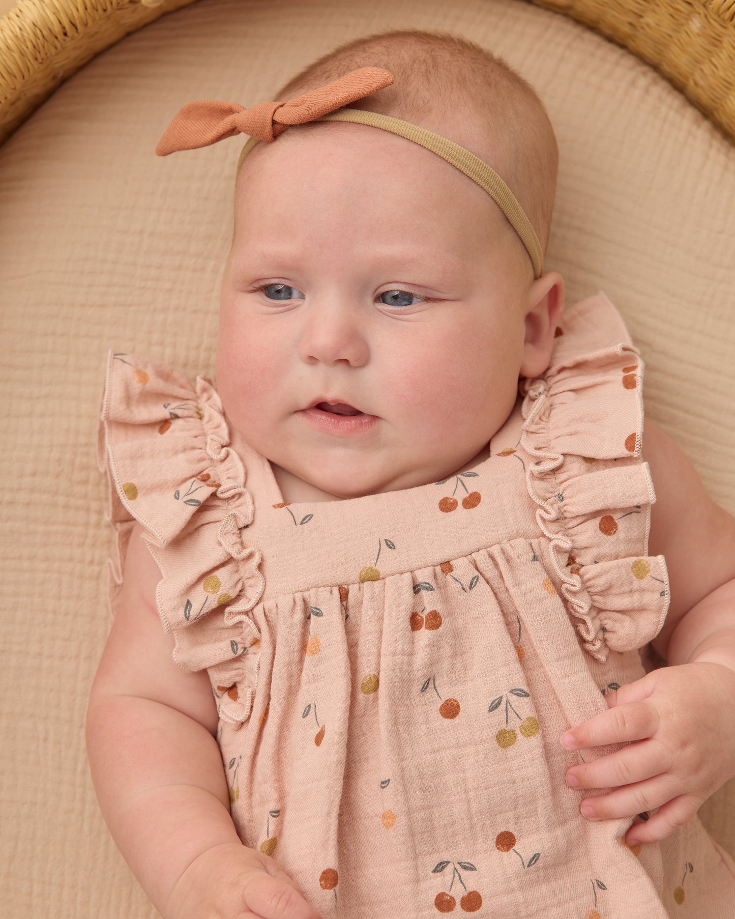 Maya Romper Cherries - Rylee + Cru | Kids Clothes | Trendy Baby Clothes | Modern Infant Outfits |