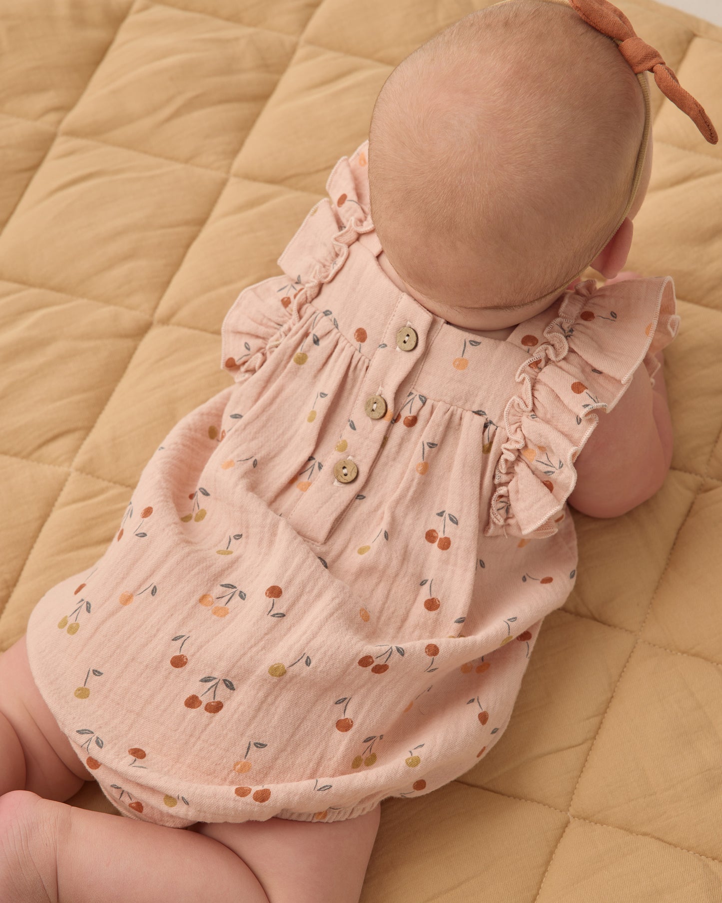 Maya Romper Cherries - Rylee + Cru | Kids Clothes | Trendy Baby Clothes | Modern Infant Outfits |