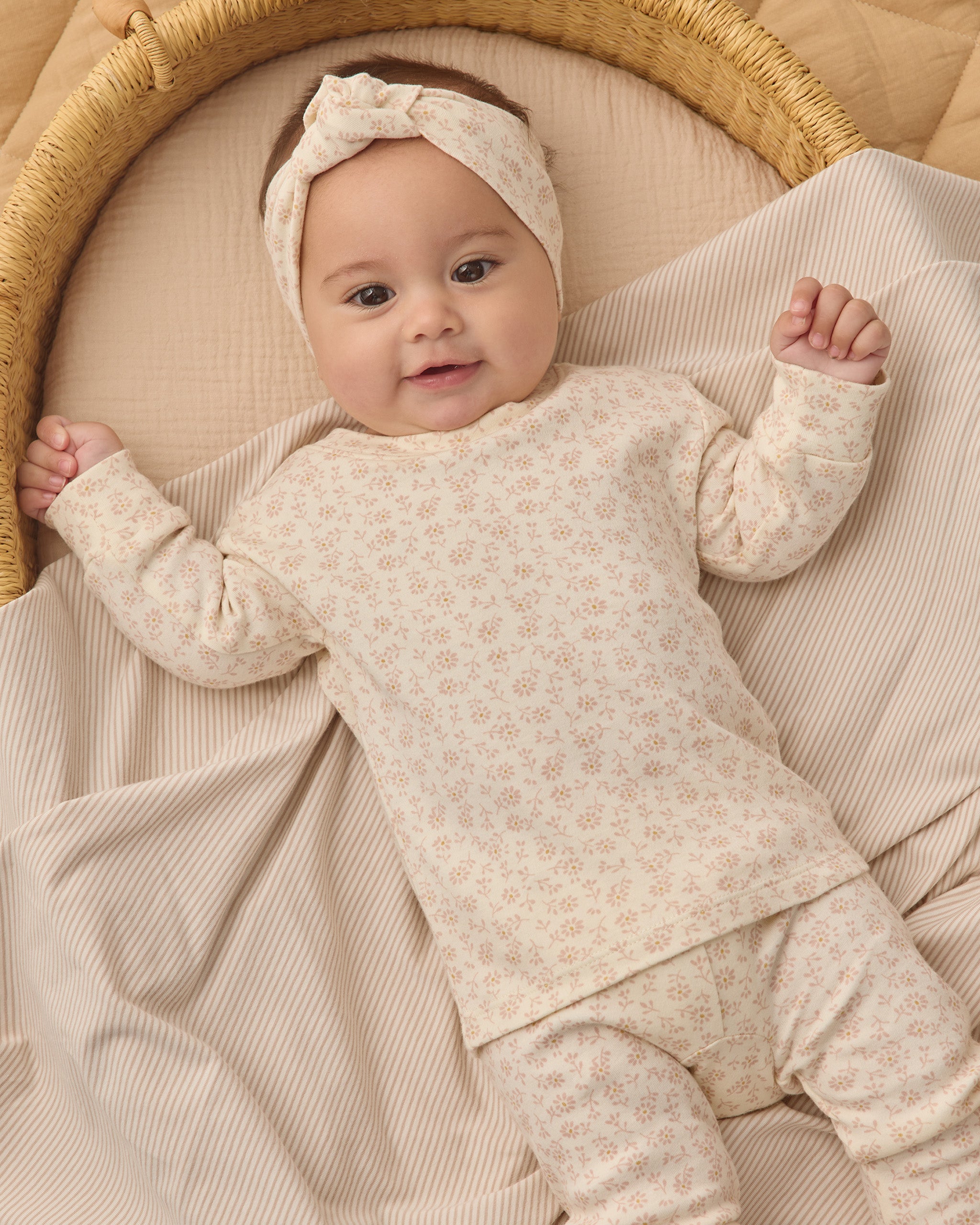 Knotted Headband Ditsy - Rylee + Cru | Kids Clothes | Trendy Baby Clothes | Modern Infant Outfits |