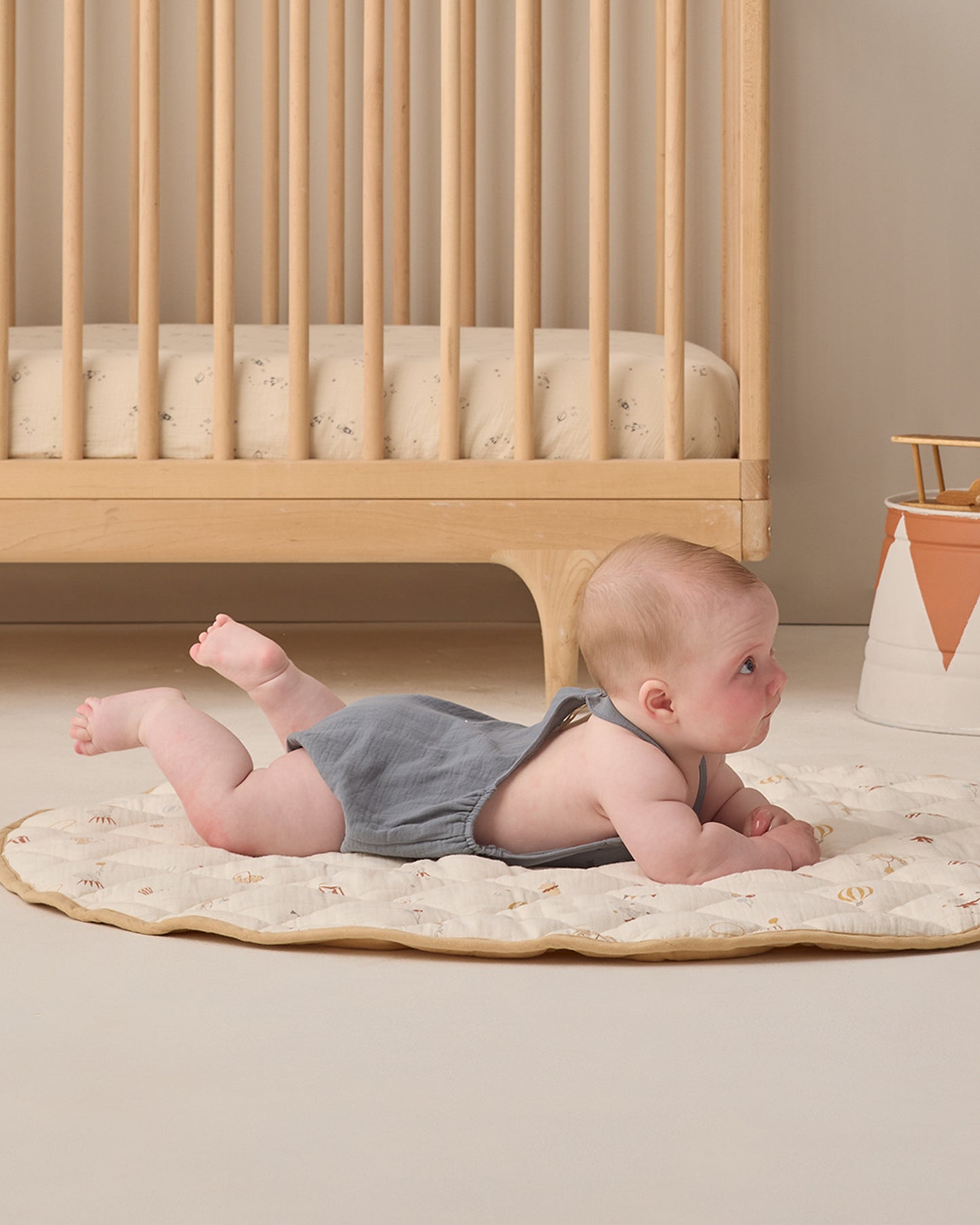 Woven Crib Sheet Space - Rylee + Cru | Kids Clothes | Trendy Baby Clothes | Modern Infant Outfits |