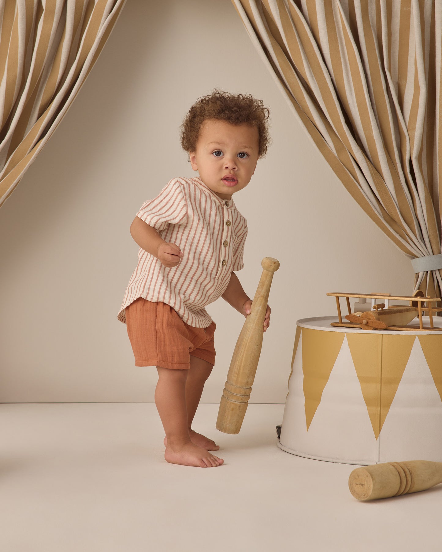 Woven Short Poppy - Rylee + Cru | Kids Clothes | Trendy Baby Clothes | Modern Infant Outfits |
