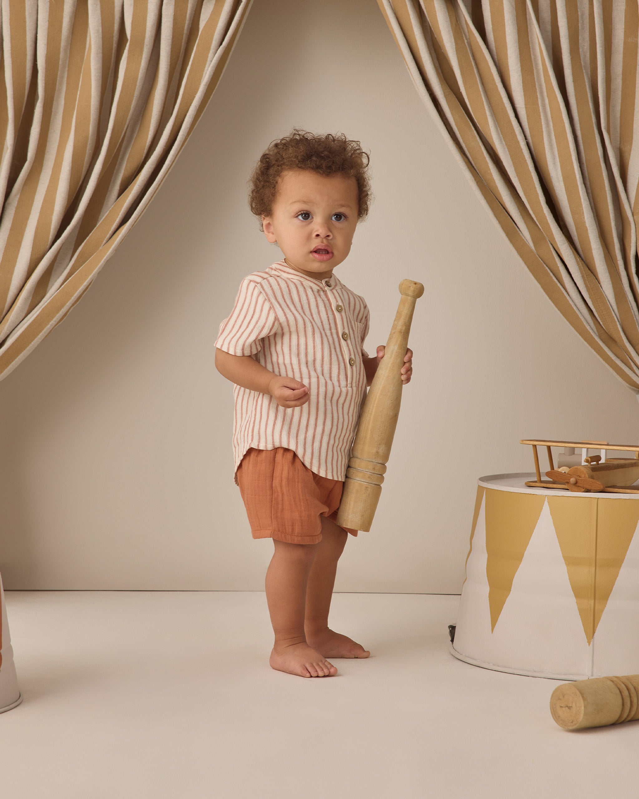 Woven Short Poppy – Quincy Mae