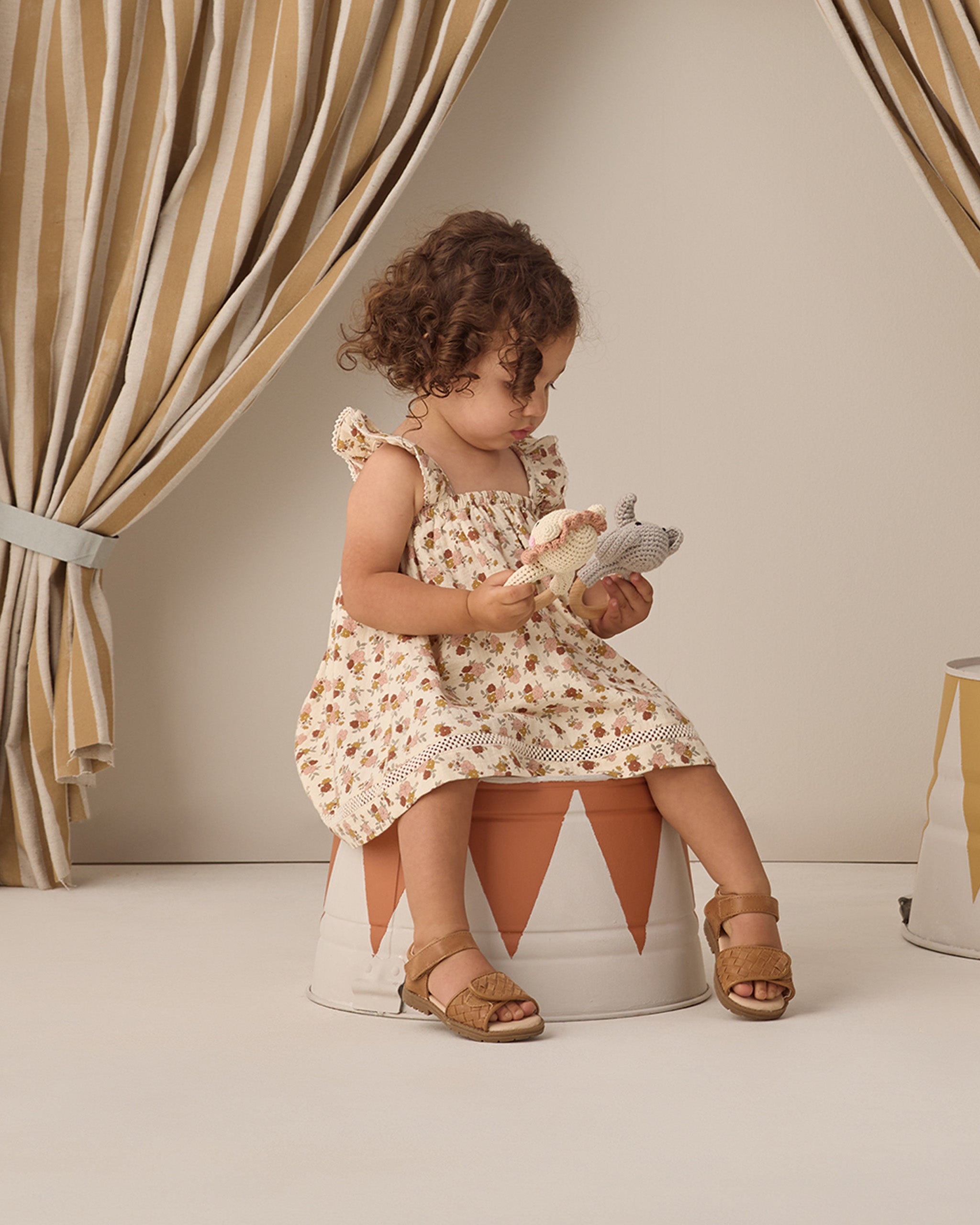 Ruffle Tank Dress Bloom - Rylee + Cru | Kids Clothes | Trendy Baby Clothes | Modern Infant Outfits |