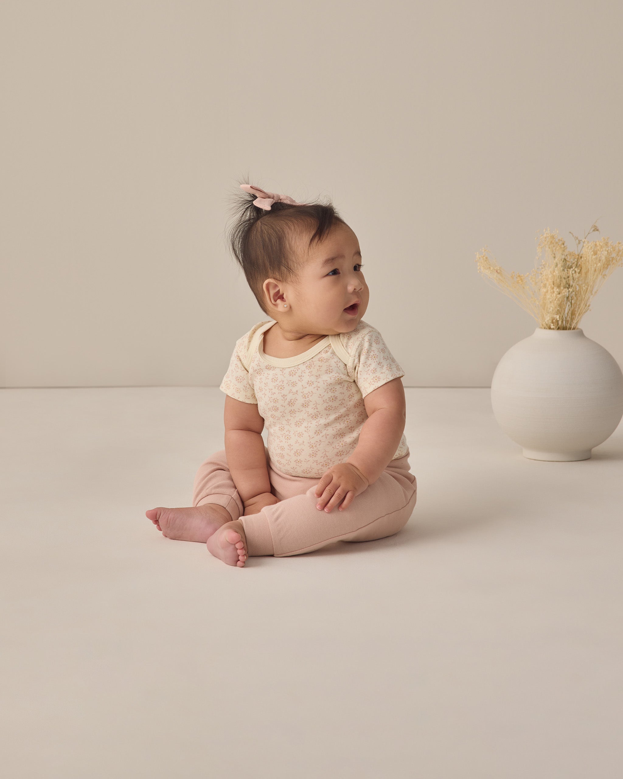 Baby Pant Blush - Rylee + Cru | Kids Clothes | Trendy Baby Clothes | Modern Infant Outfits |