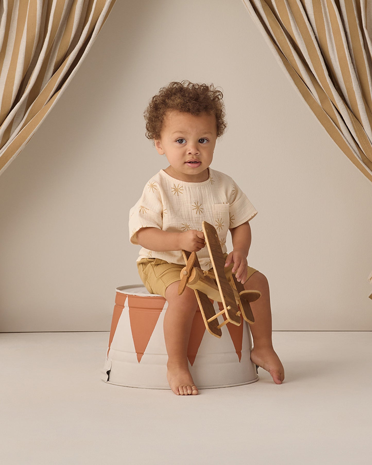 Utility Short Honey - Rylee + Cru | Kids Clothes | Trendy Baby Clothes | Modern Infant Outfits |
