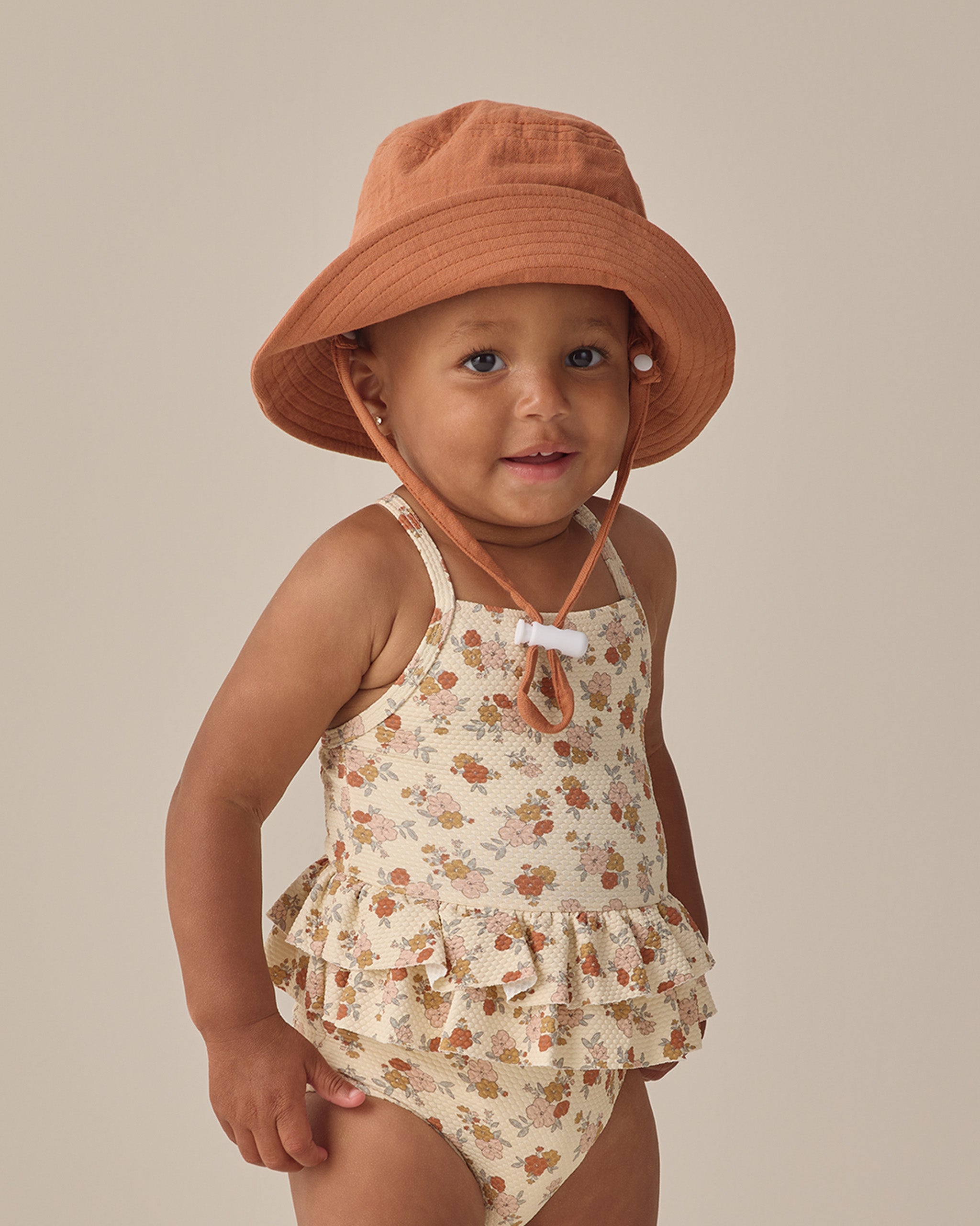 Ruffled One-Piece Swimsuit Bloom - Rylee + Cru | Kids Clothes | Trendy Baby Clothes | Modern Infant Outfits |