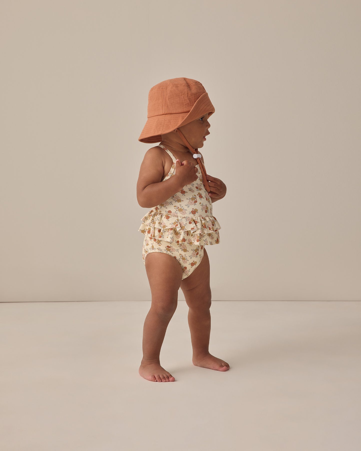 Ruffled One-Piece Swimsuit Bloom - Rylee + Cru | Kids Clothes | Trendy Baby Clothes | Modern Infant Outfits |