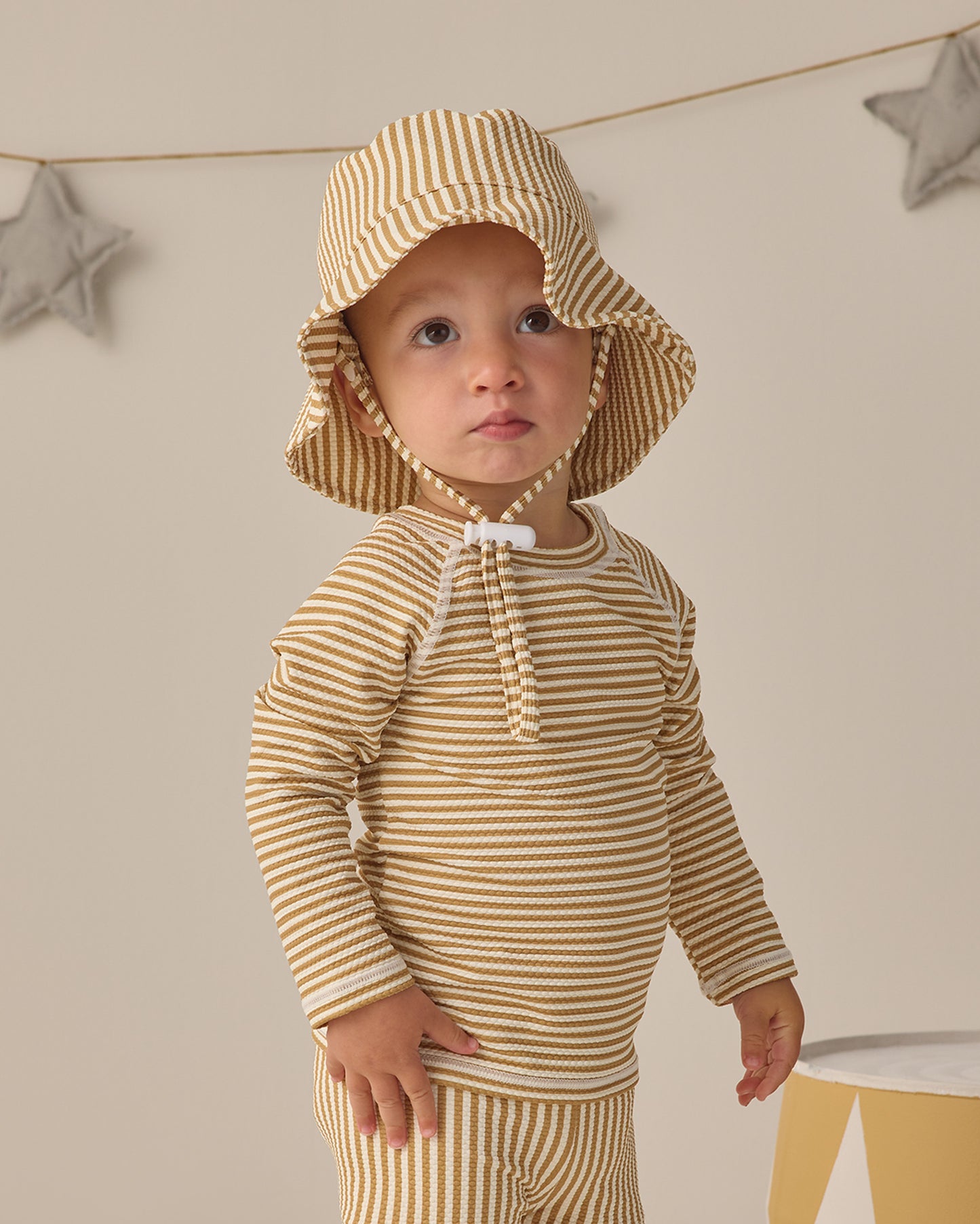 Bucket Hat Honey Stripe Small - Rylee + Cru | Kids Clothes | Trendy Baby Clothes | Modern Infant Outfits |