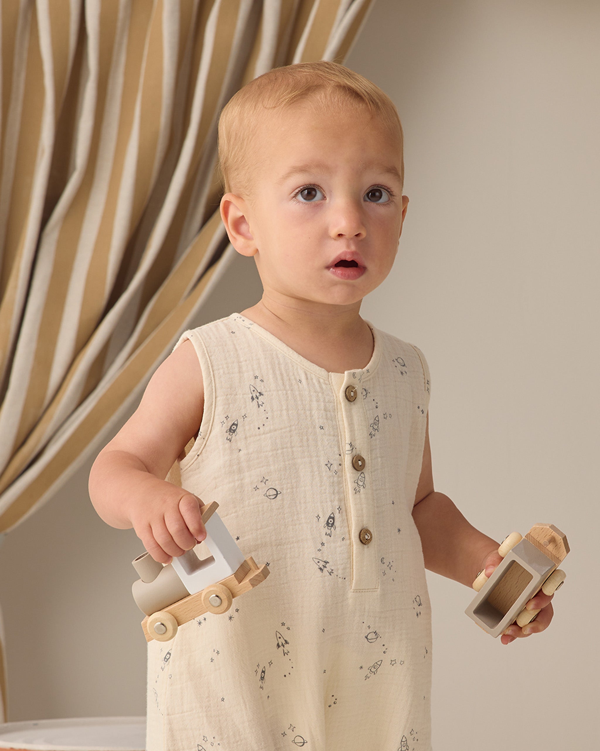 ワンピース YILON TWINKLE TWEED ROMPERS Jack Romper Space – Quincy Mae