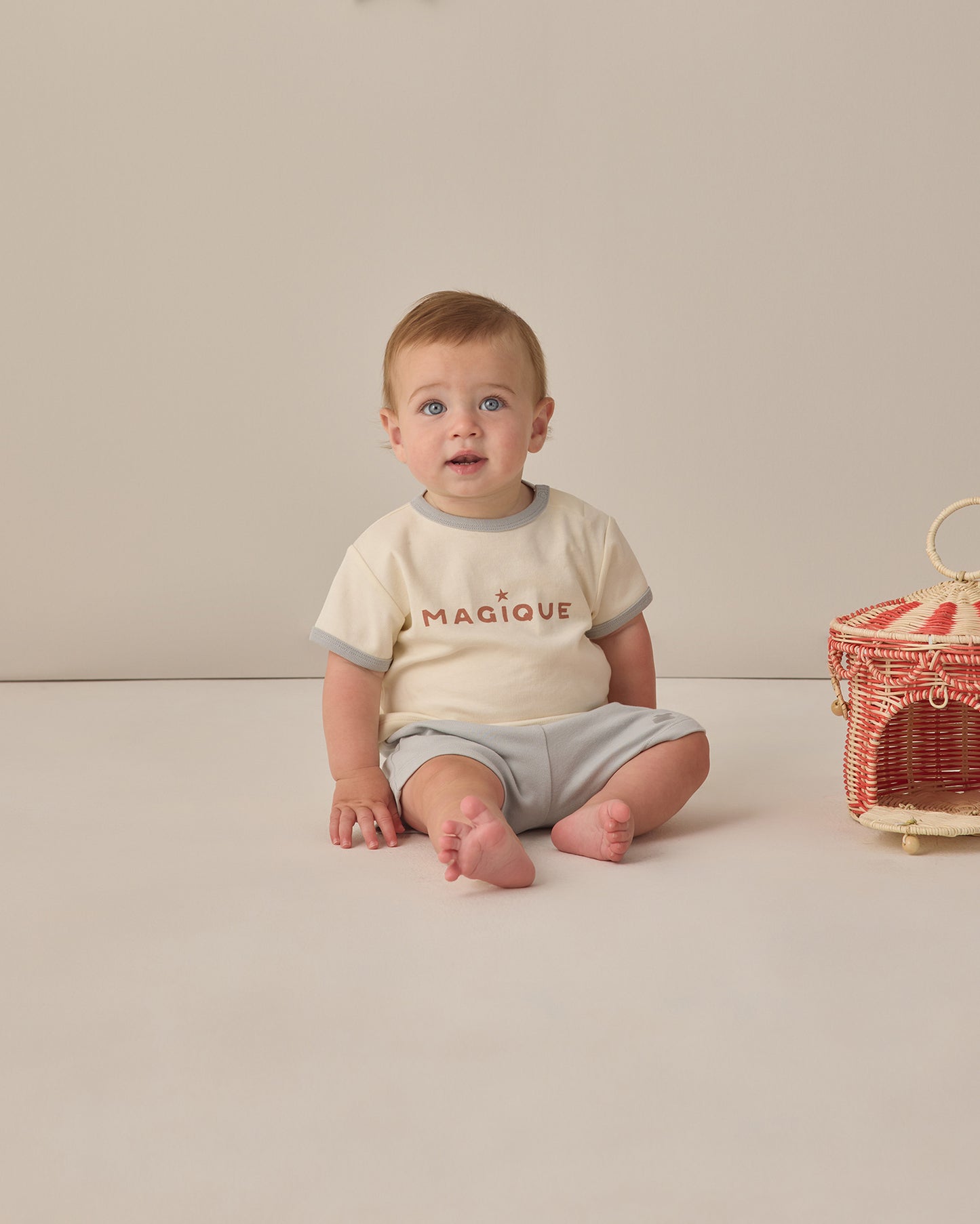Play Short Sky - Rylee + Cru | Kids Clothes | Trendy Baby Clothes | Modern Infant Outfits |