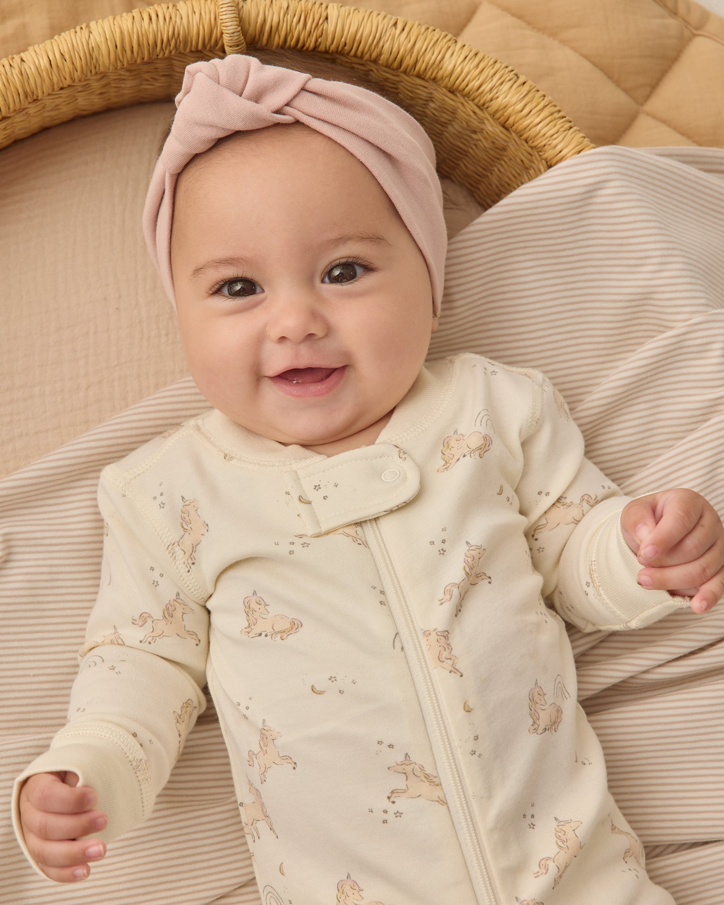 Knotted Headband Blush - Rylee + Cru | Kids Clothes | Trendy Baby Clothes | Modern Infant Outfits |