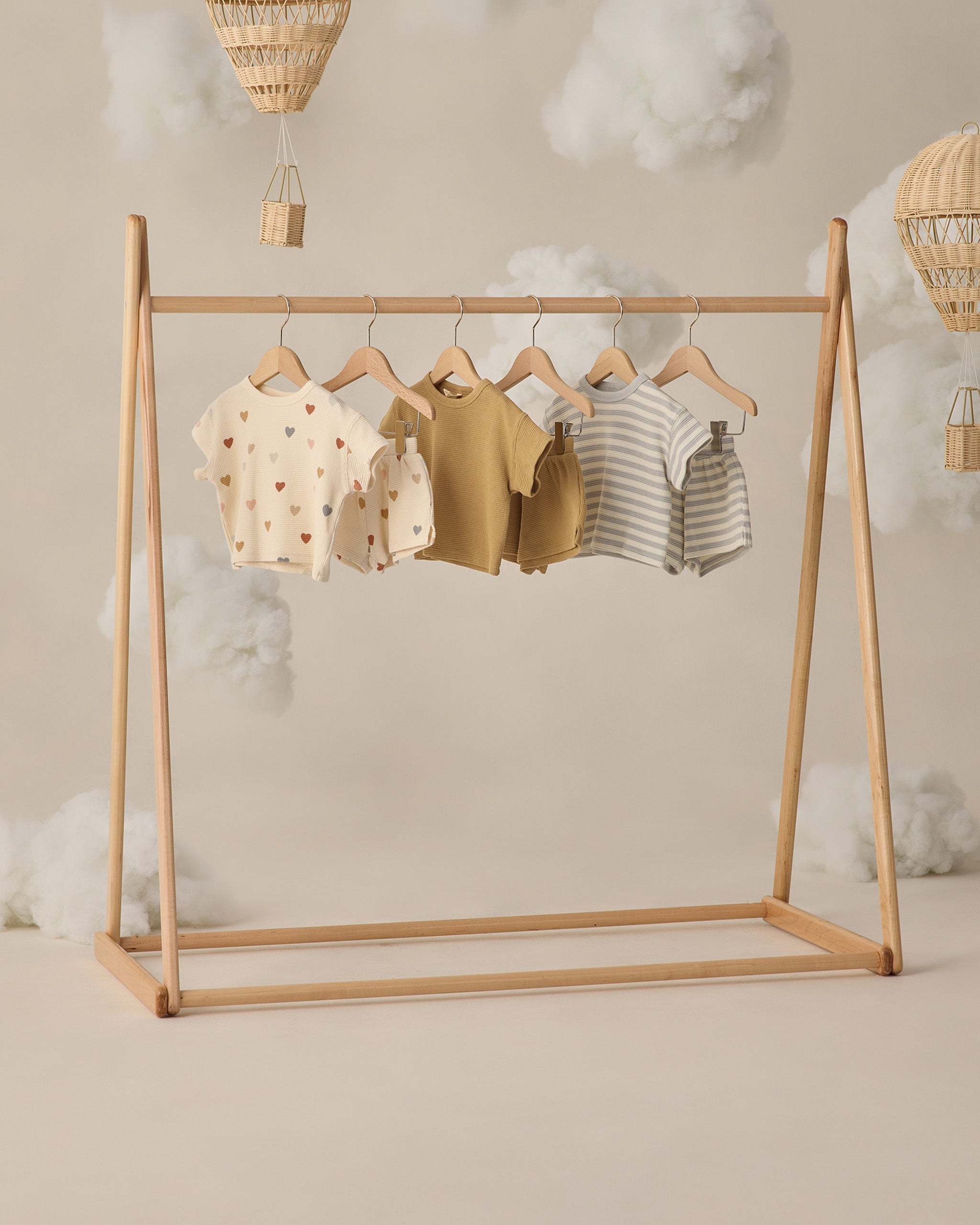 Waffle Tee + Short Set Honey - Rylee + Cru | Kids Clothes | Trendy Baby Clothes | Modern Infant Outfits |