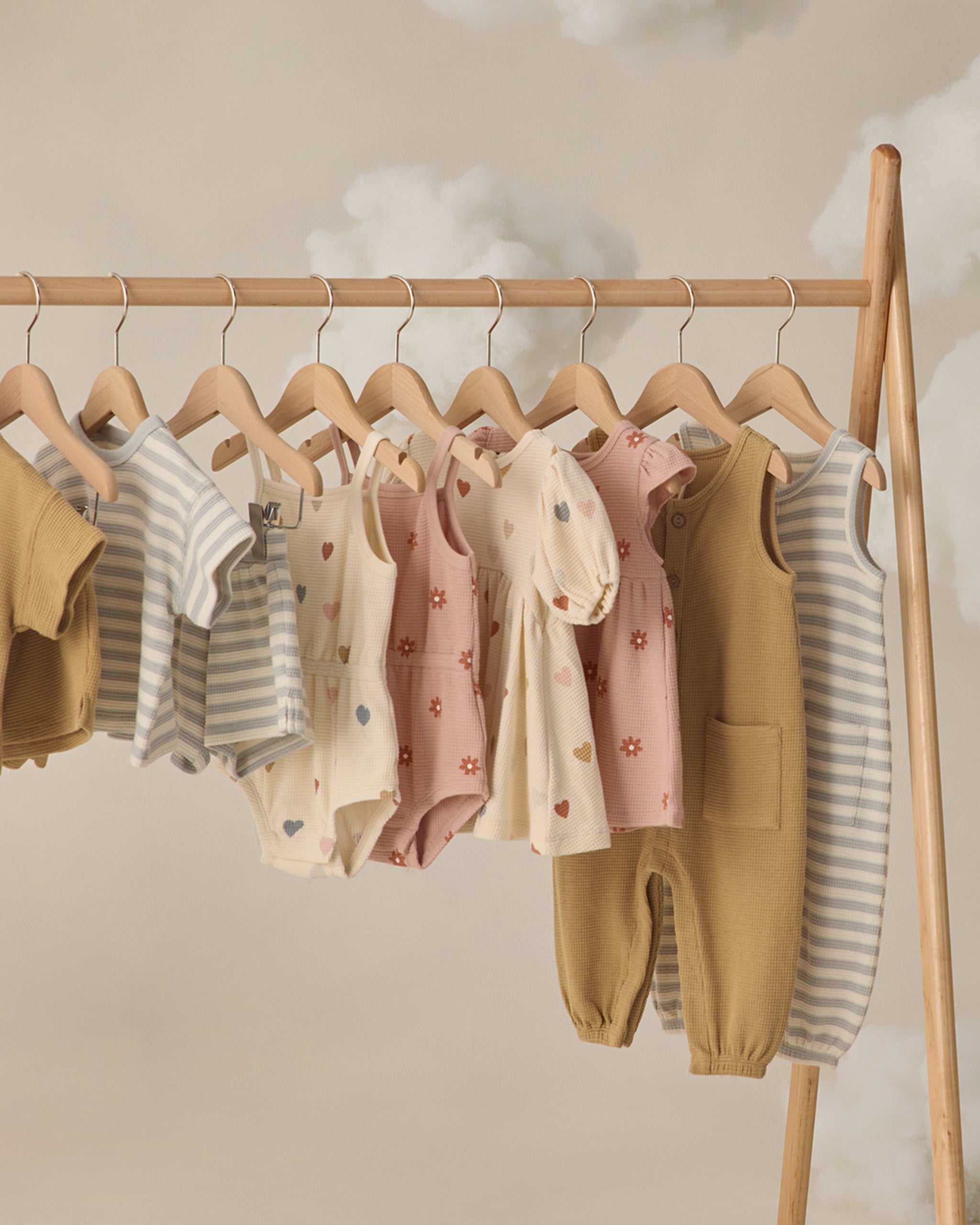 Waffle Jumpsuit Honey - Rylee + Cru | Kids Clothes | Trendy Baby Clothes | Modern Infant Outfits |