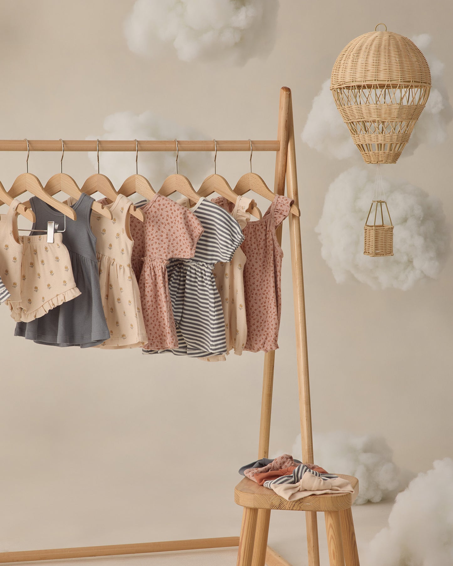 Annie Dress Ocean Stripe - Rylee + Cru | Kids Clothes | Trendy Baby Clothes | Modern Infant Outfits |