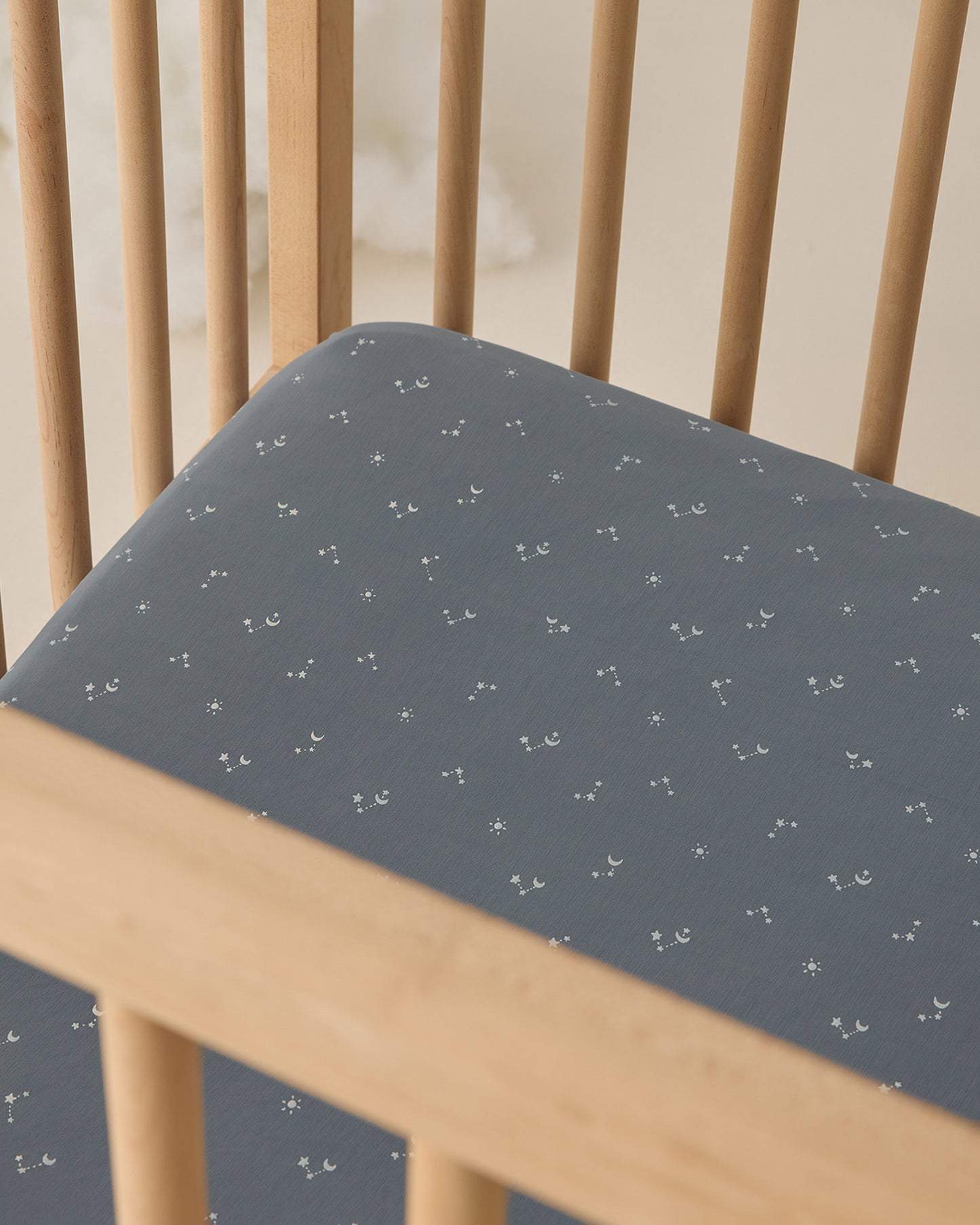 Bamboo Crib Sheet Starlight - Rylee + Cru | Kids Clothes | Trendy Baby Clothes | Modern Infant Outfits |