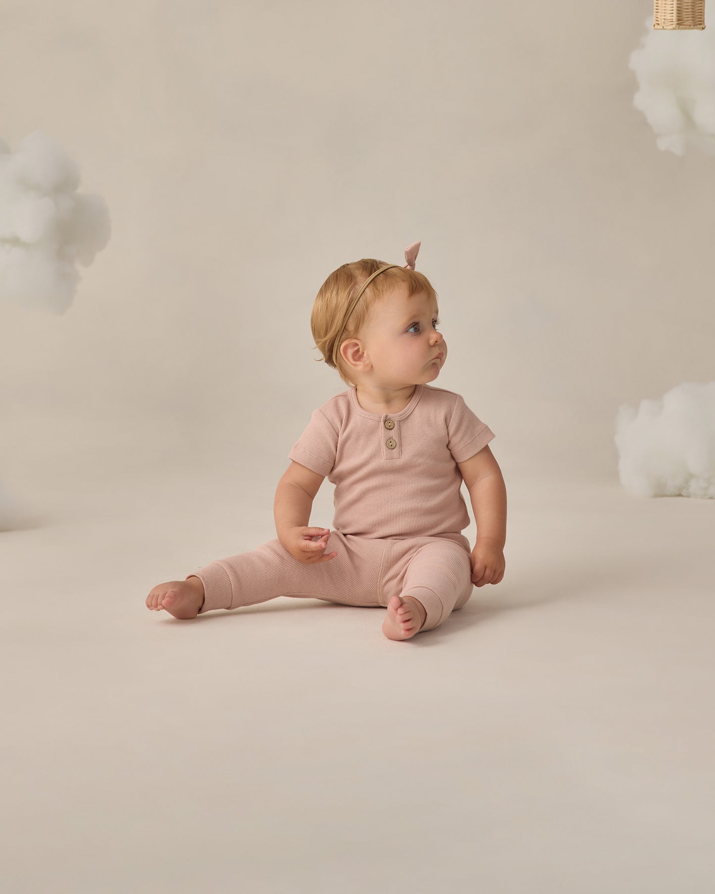 Ribbed Legging Blush - Rylee + Cru | Kids Clothes | Trendy Baby Clothes | Modern Infant Outfits |