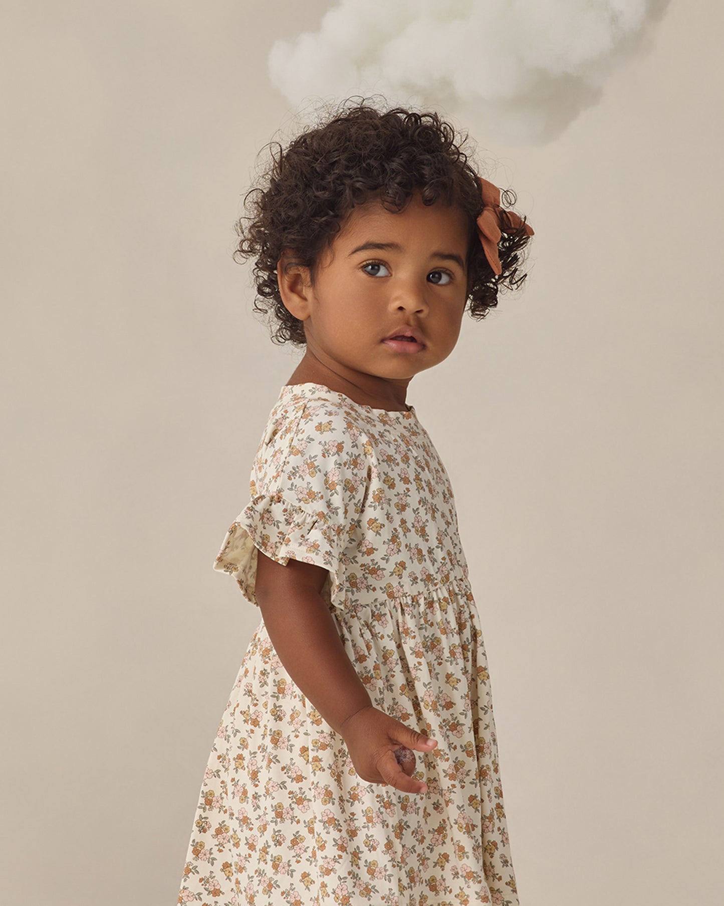 Bamboo Babydoll Dress Wildflower - Rylee + Cru | Kids Clothes | Trendy Baby Clothes | Modern Infant Outfits |