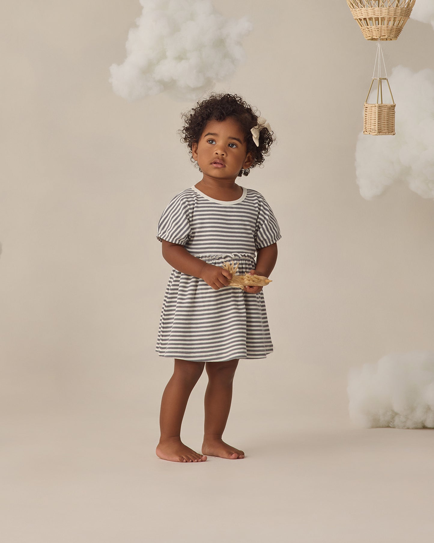 Annie Dress Ocean Stripe - Rylee + Cru | Kids Clothes | Trendy Baby Clothes | Modern Infant Outfits |
