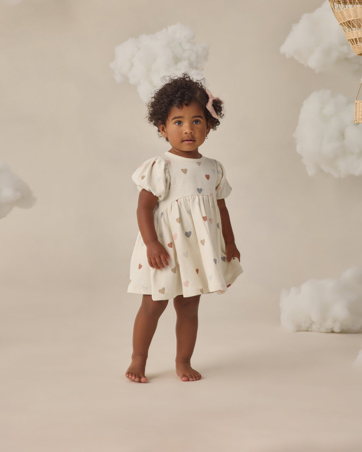 Darla Dress Confetti Hearts - Rylee + Cru | Kids Clothes | Trendy Baby Clothes | Modern Infant Outfits |
