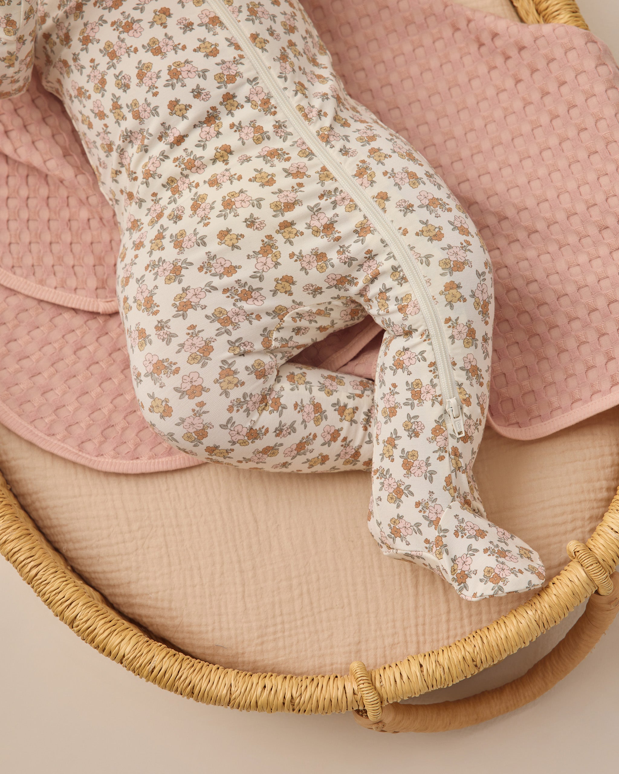 Waffle Baby Blanket Blush - Rylee + Cru | Kids Clothes | Trendy Baby Clothes | Modern Infant Outfits |
