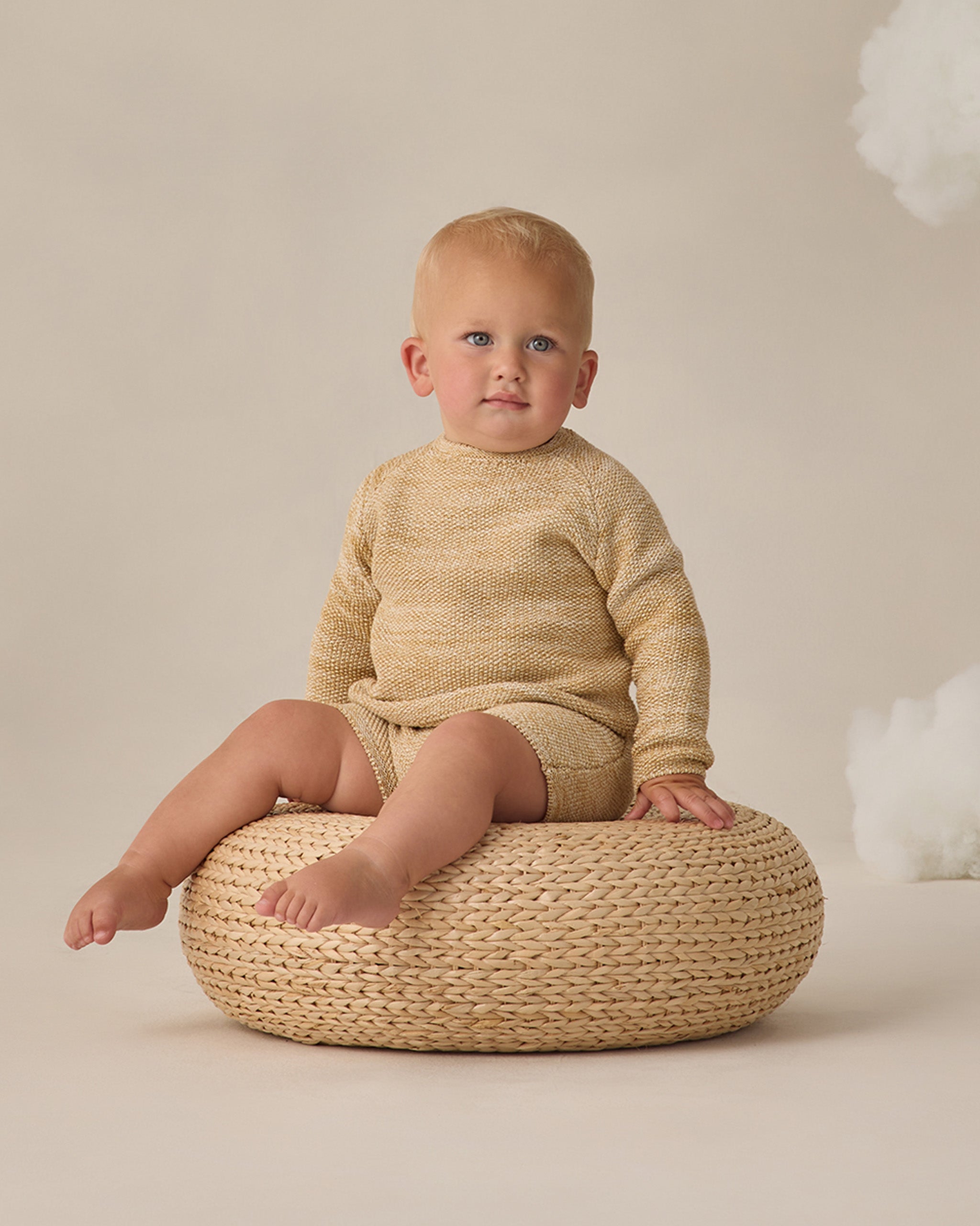 Summer Knit Set Heathered Honey – Quincy Mae