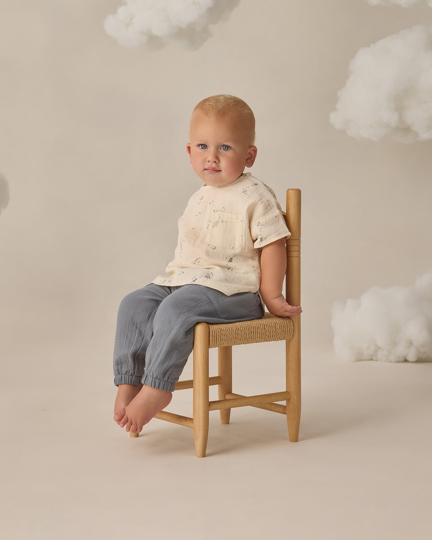 Luca Pant Ocean - Rylee + Cru | Kids Clothes | Trendy Baby Clothes | Modern Infant Outfits |
