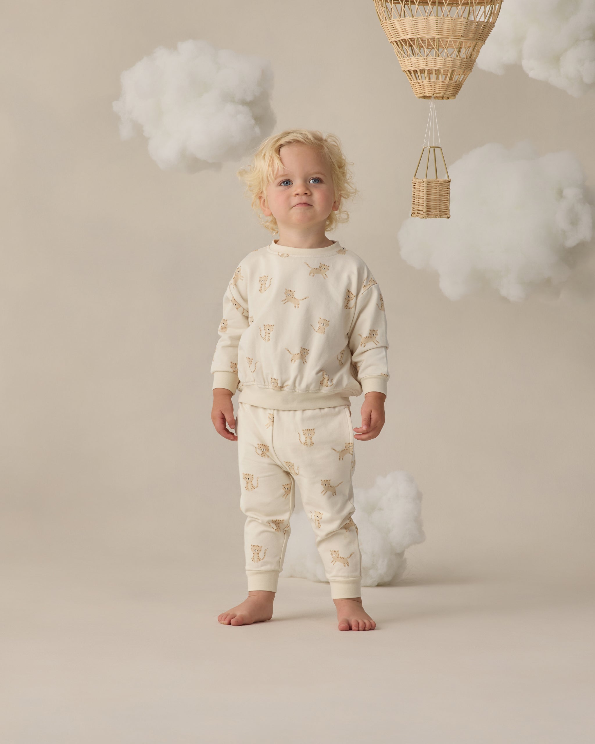Relaxed Sweatpant Tigers - Rylee + Cru | Kids Clothes | Trendy Baby Clothes | Modern Infant Outfits |