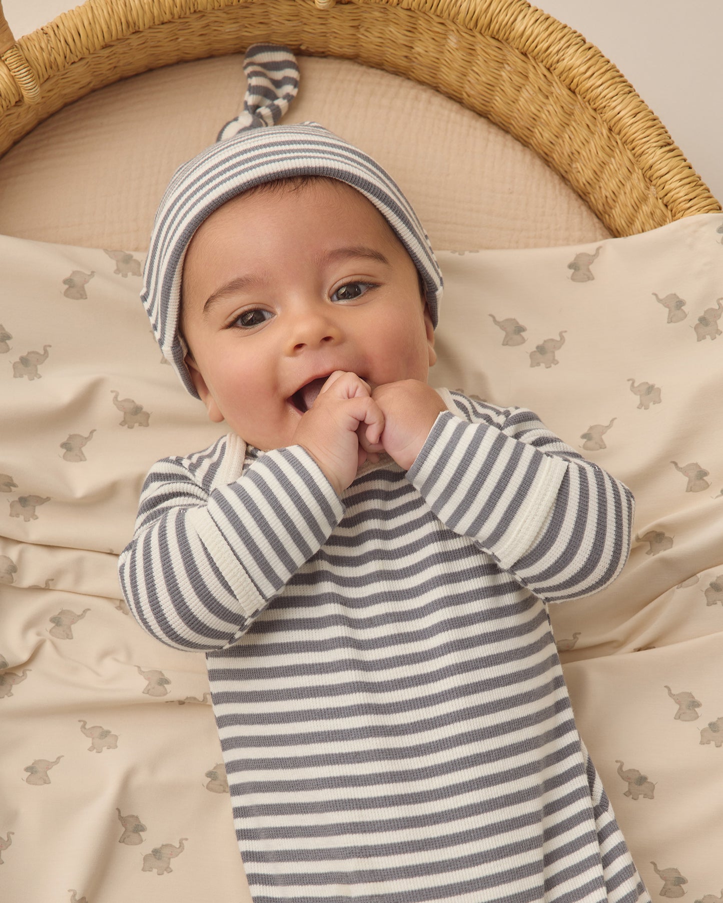 Bamboo Swaddle Elephants - Rylee + Cru | Kids Clothes | Trendy Baby Clothes | Modern Infant Outfits |