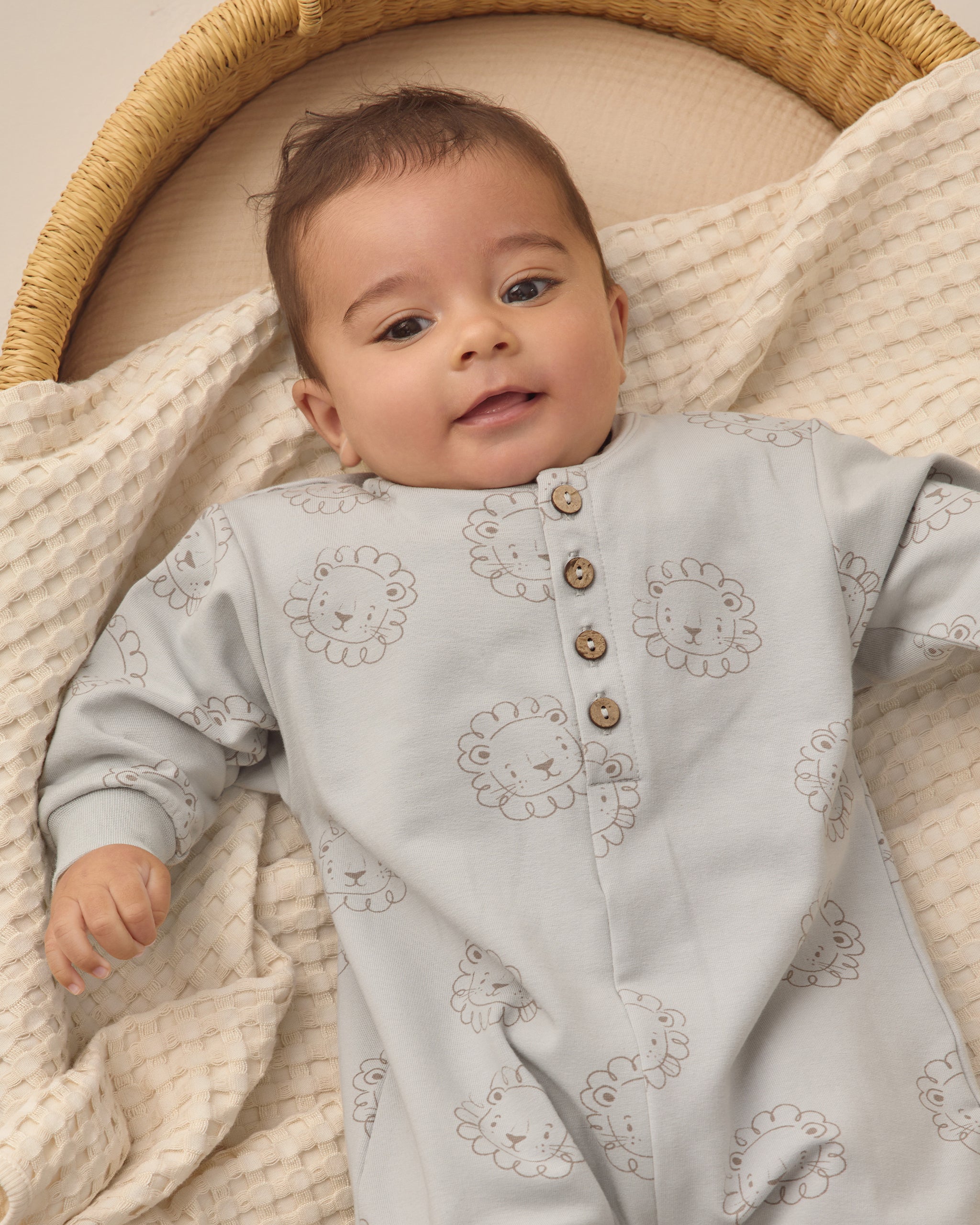 Relaxed Jumpsuit Lions - Rylee + Cru | Kids Clothes | Trendy Baby Clothes | Modern Infant Outfits |