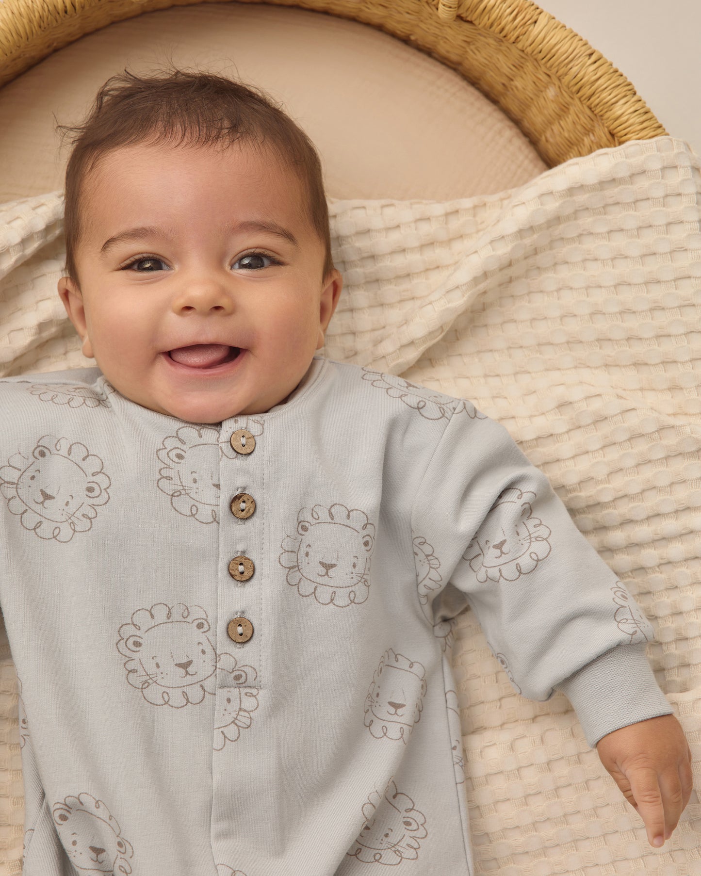 Relaxed Jumpsuit Lions - Rylee + Cru | Kids Clothes | Trendy Baby Clothes | Modern Infant Outfits |