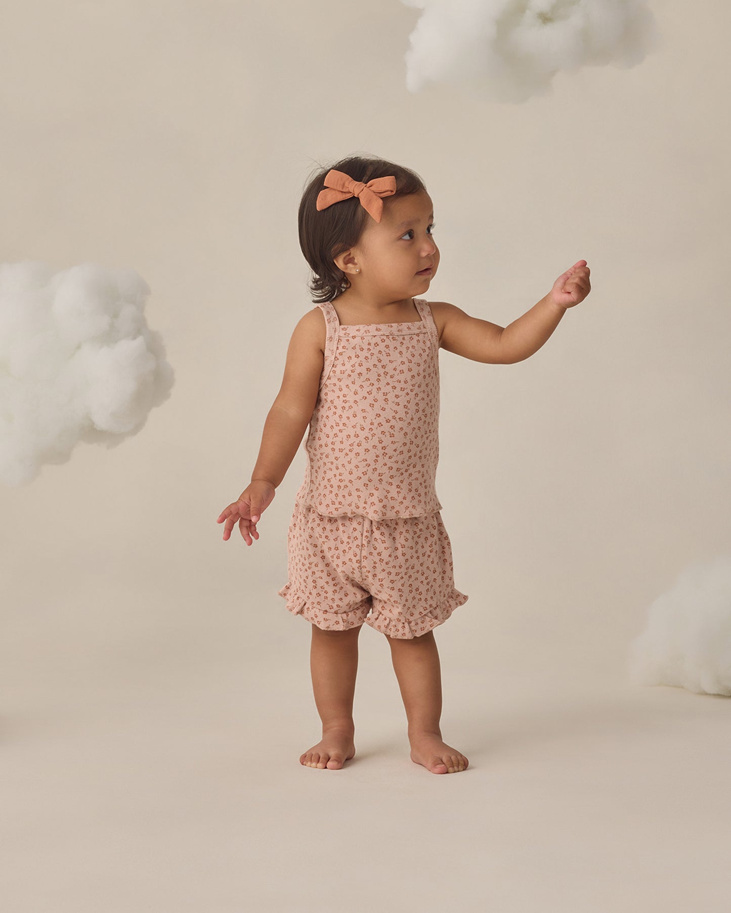Evie Tank + Shortie Set Posy - Rylee + Cru | Kids Clothes | Trendy Baby Clothes | Modern Infant Outfits |