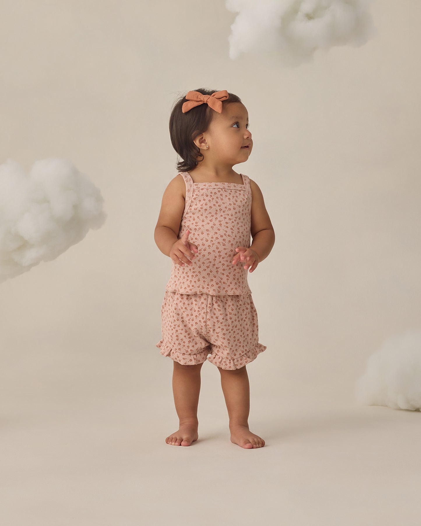 Evie Tank + Shortie Set Posy - Rylee + Cru | Kids Clothes | Trendy Baby Clothes | Modern Infant Outfits |