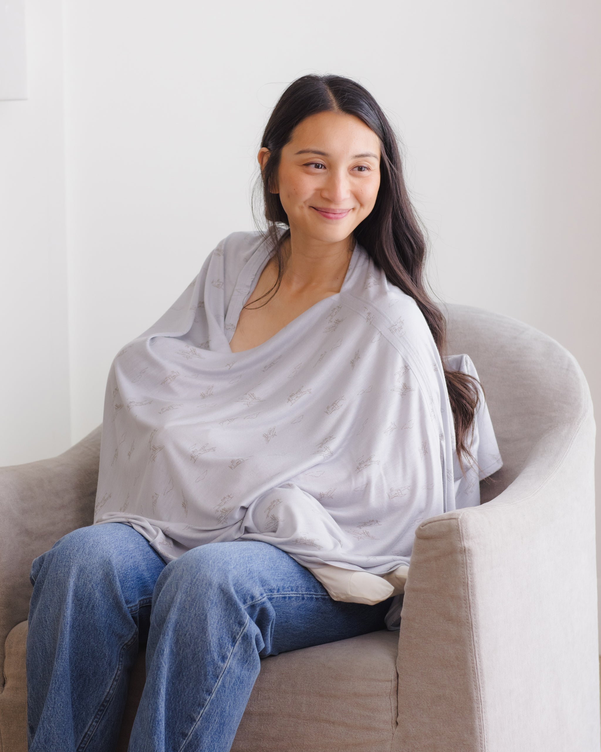 Nursing Cover Airplane - Rylee + Cru | Kids Clothes | Trendy Baby Clothes | Modern Infant Outfits |