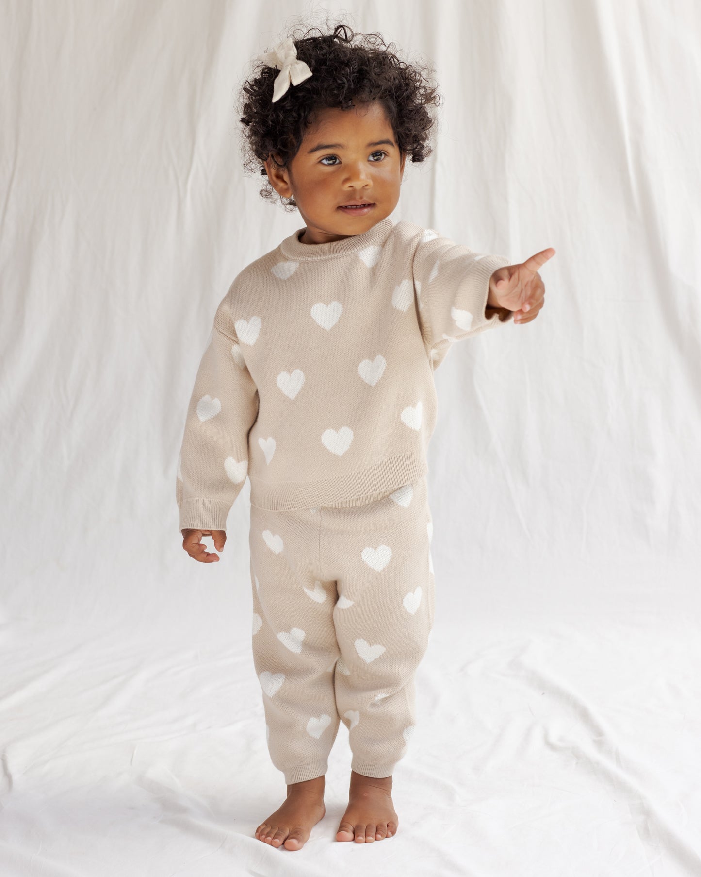 心形针织毛衣 ||燕麦