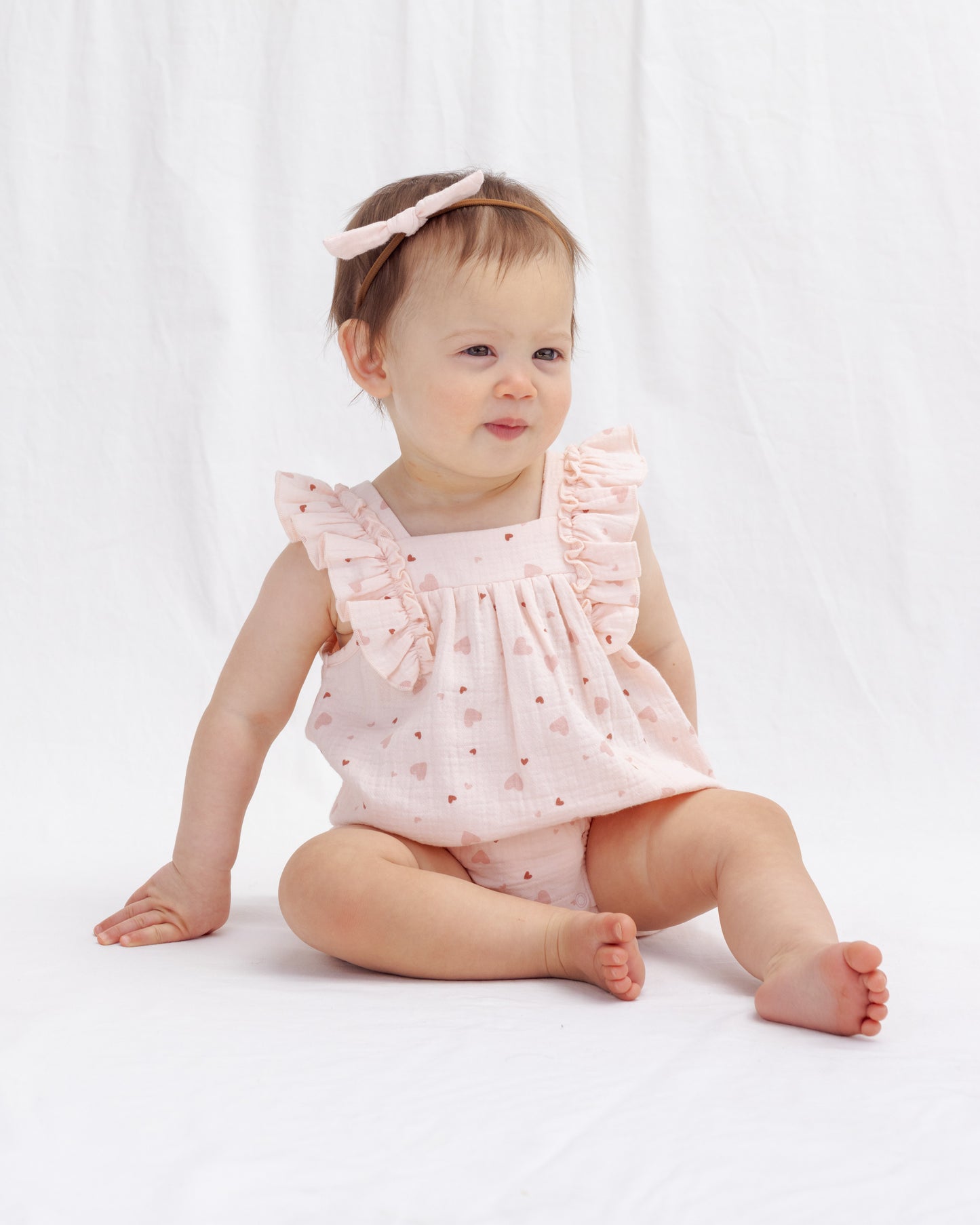 Maya Romper Heart Confetti