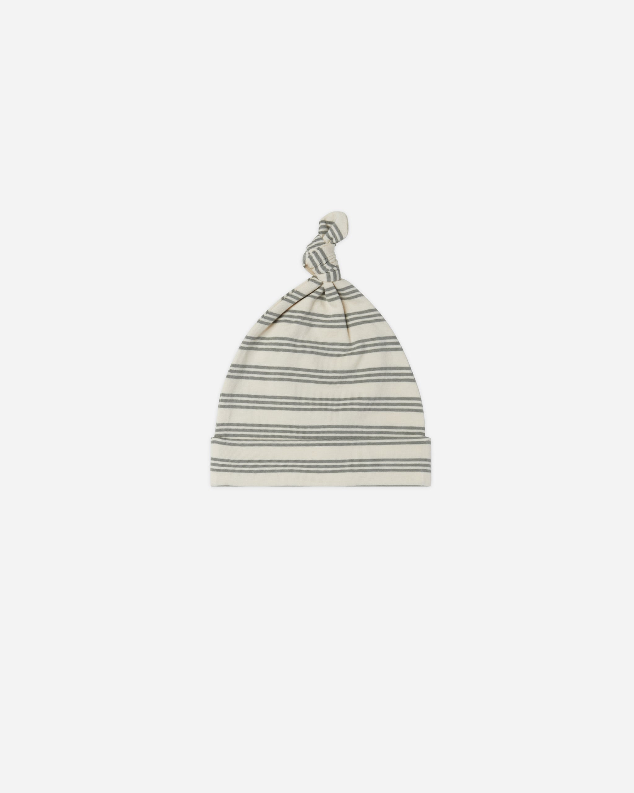 Knotted Baby Hat || Basil Stripe - Rylee + Cru | Kids Clothes | Trendy Baby Clothes | Modern Infant Outfits |