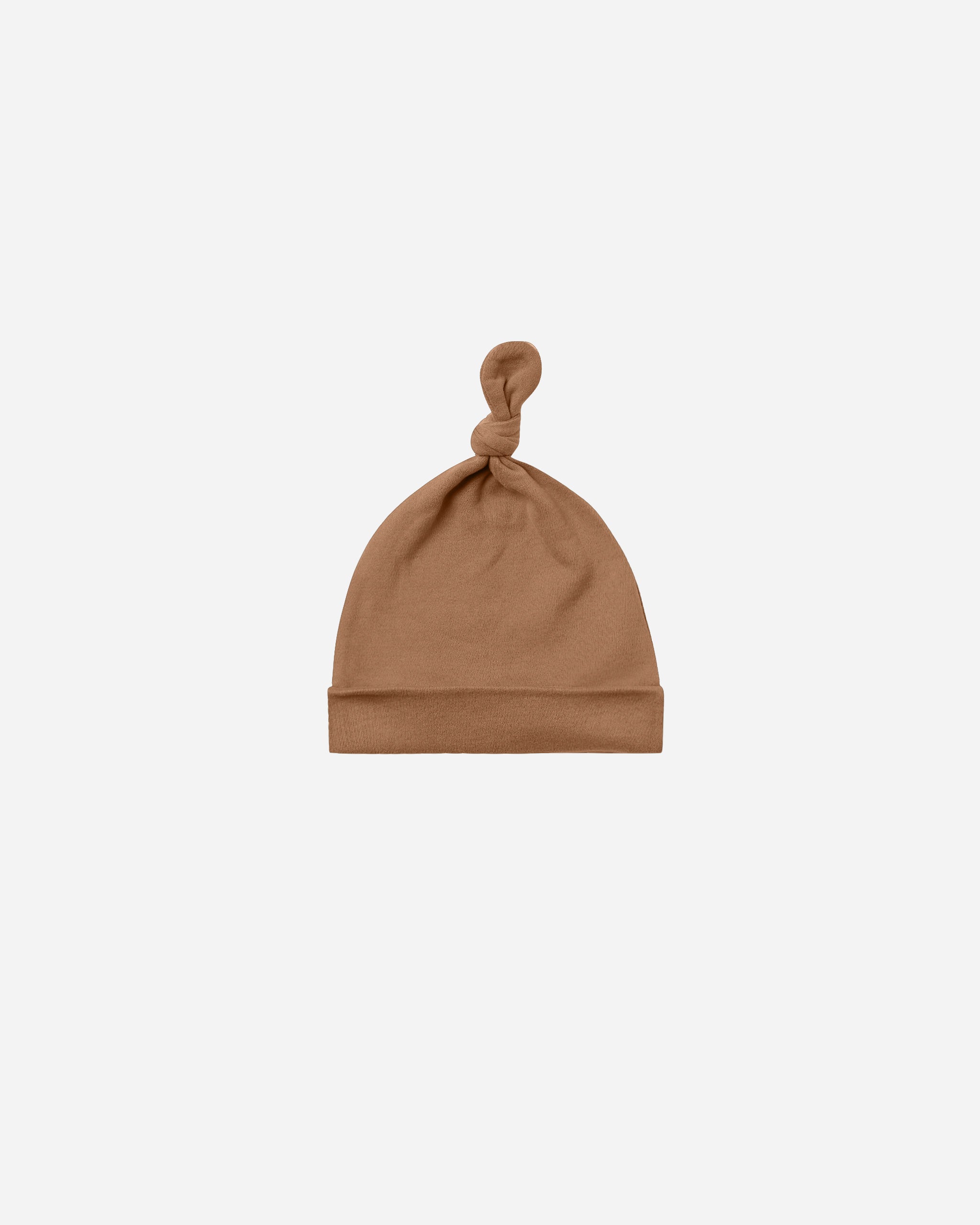 Knotted Baby Hat || Cinnamon